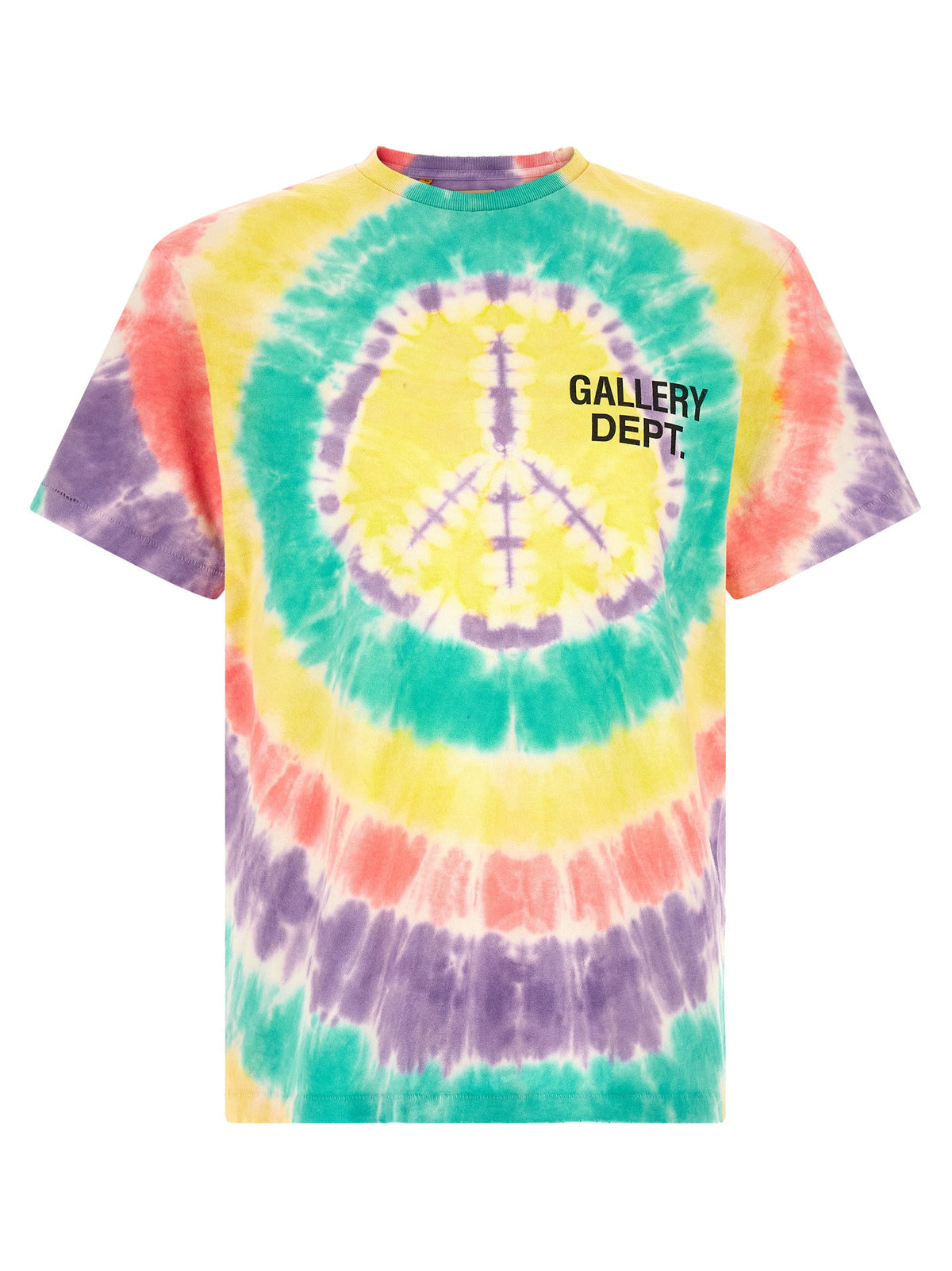 Gallery Dept. Peace Tie Dye T-shirt-Topwear-[Adult]-[Female]-L-Multicolor-2022 Online Blue Zone Planet