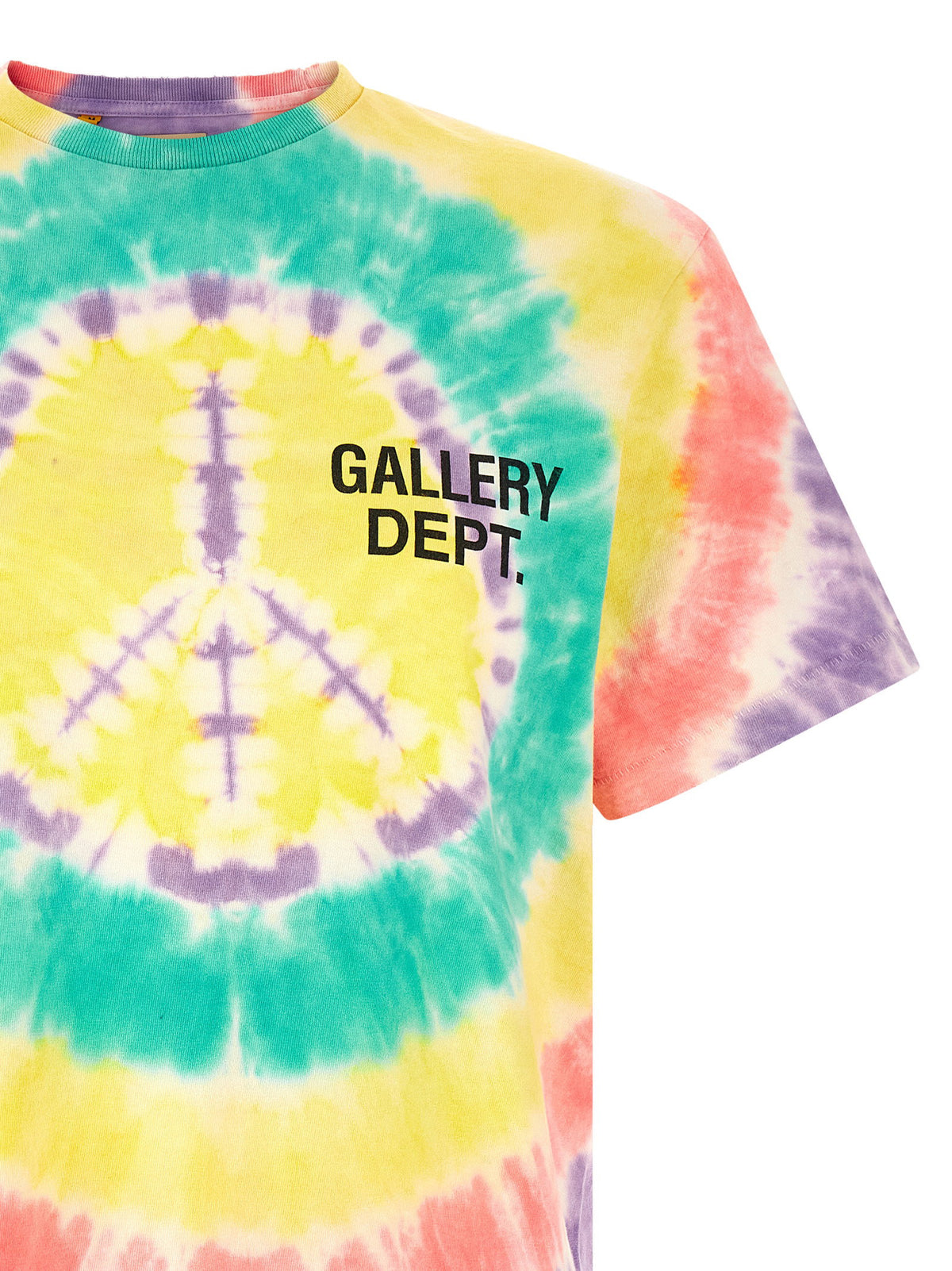 Gallery Dept. Peace Tie Dye T-shirt-Topwear-[Adult]-[Female]-2022 Online Blue Zone Planet