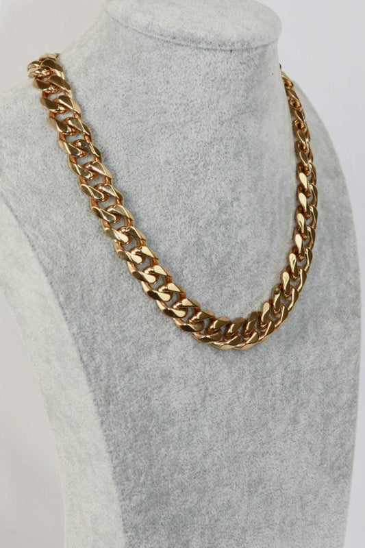Thick Curb Chain Stainless Steel Necklace BLUE ZONE PLANET