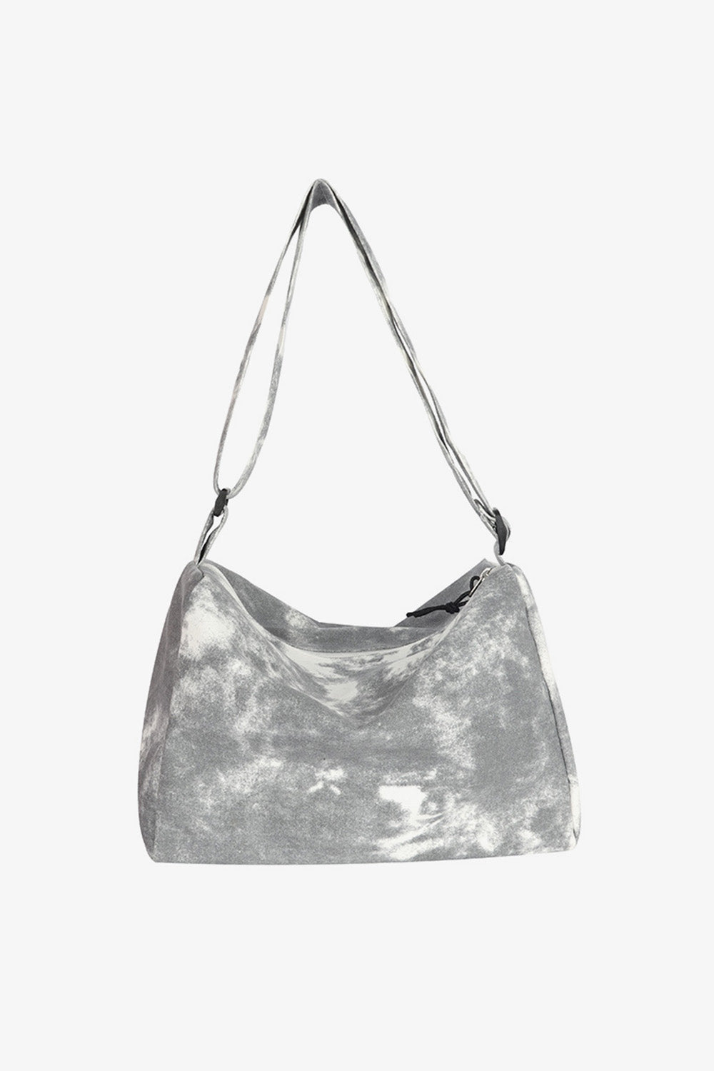 Tie-Dye Canvas Crossbody Bag-HANDBAGS-[Adult]-[Female]-Light Gray-One Size-2022 Online Blue Zone Planet