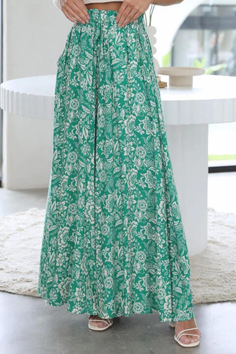 Tied Wide Leg Pants BLUE ZONE PLANET