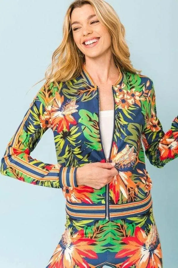 Tropical Vibe Tracksuit Blue Zone Planet