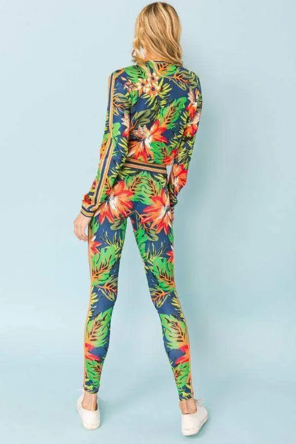 Tropical Vibe Tracksuit Blue Zone Planet