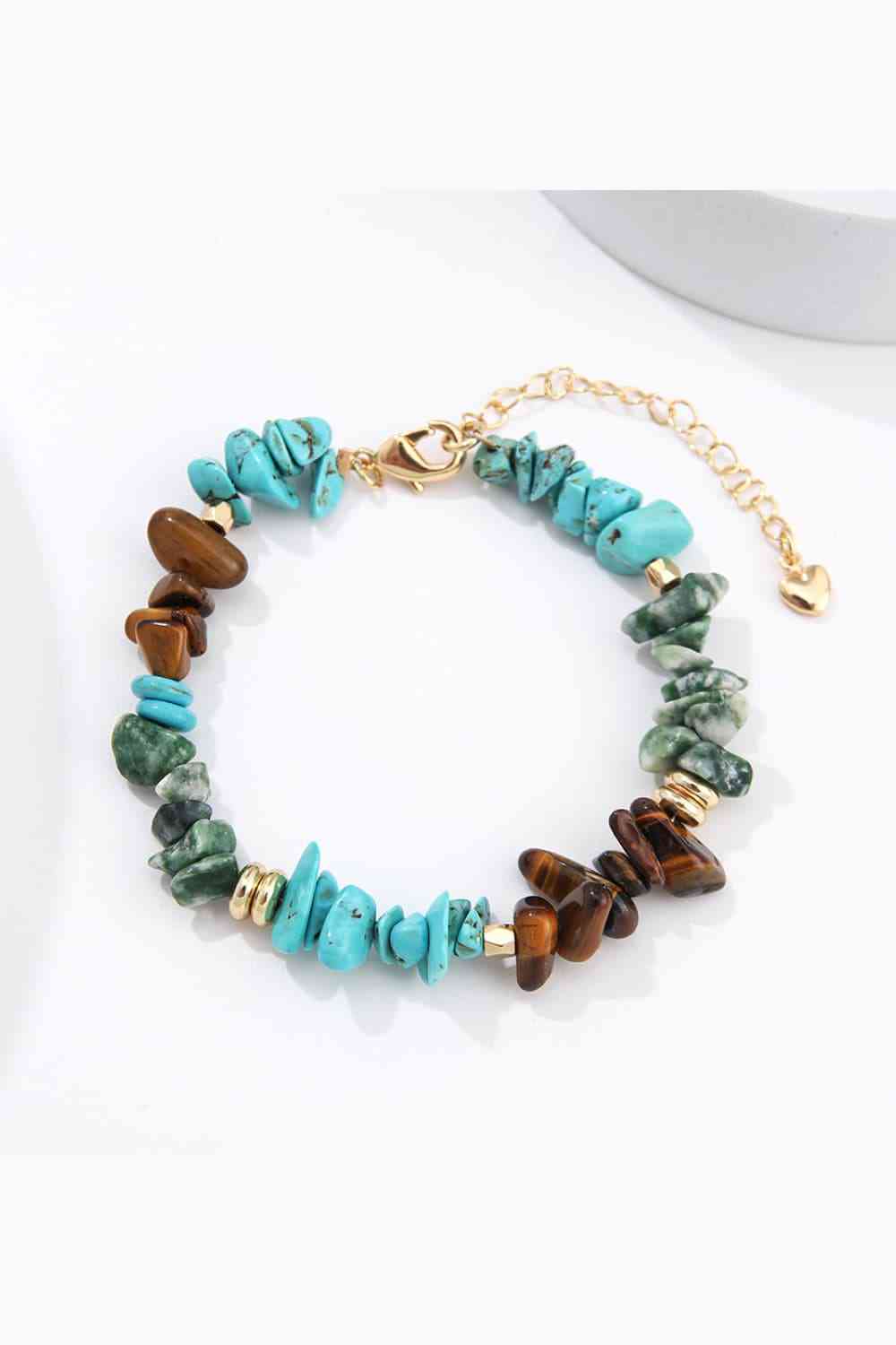 Turquoise & Natural Stone Bracelet BLUE ZONE PLANET