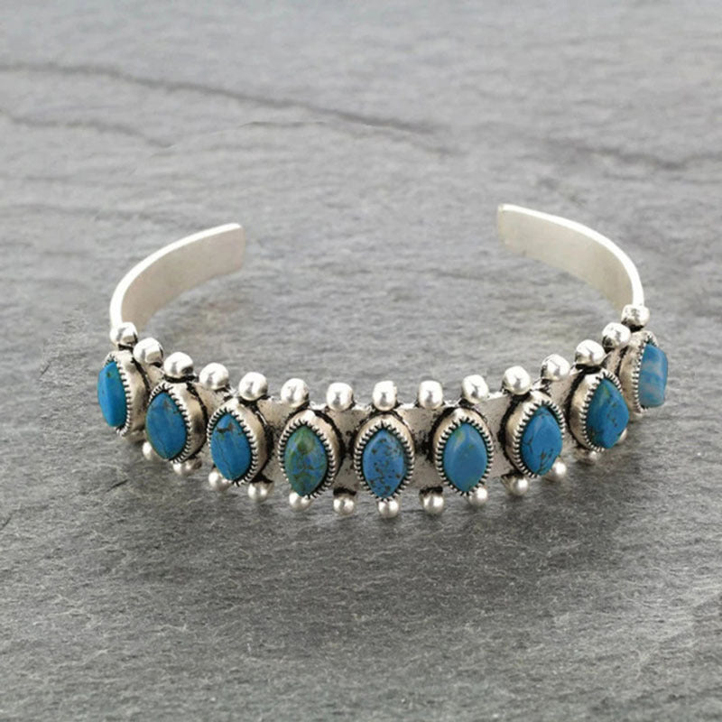 Turquoise Open Bracelet BLUE ZONE PLANET