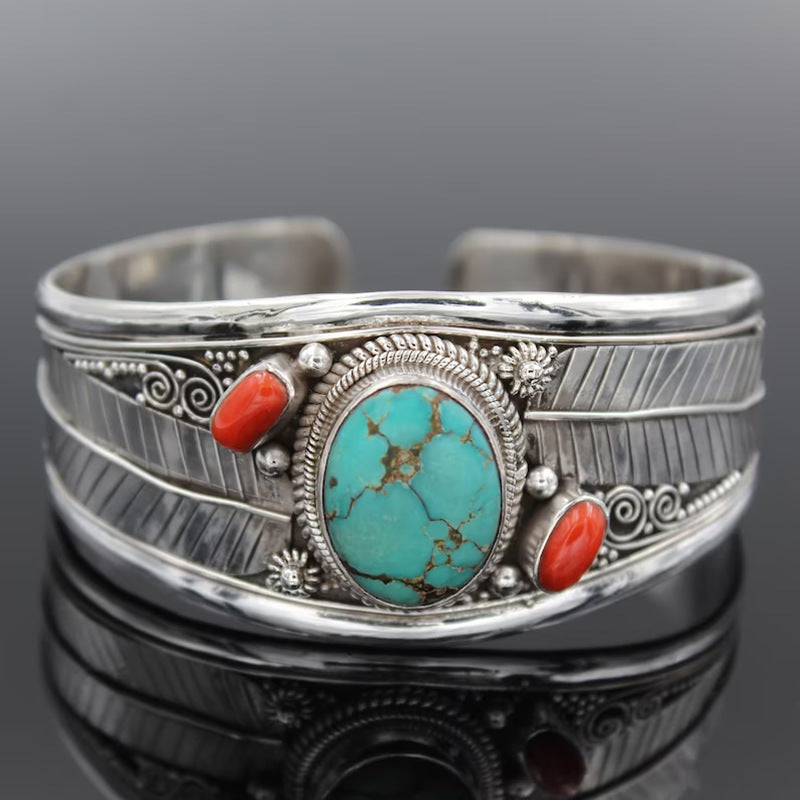 Turquoise Open Bracelet BLUE ZONE PLANET