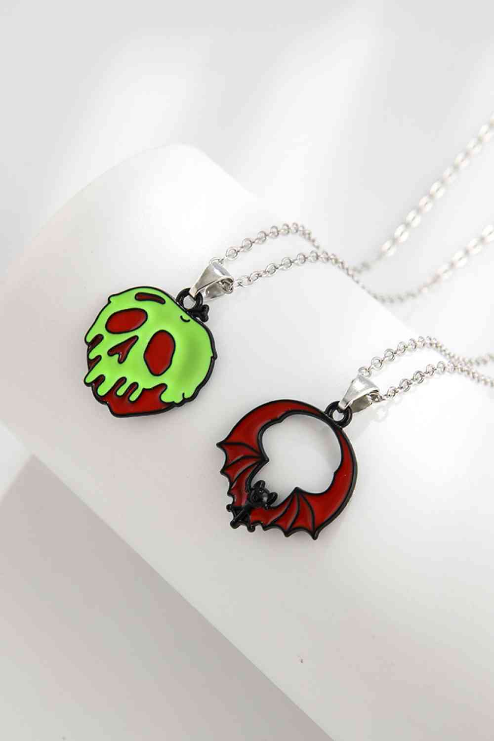 Two-Piece Halloween Theme Necklace Set BLUE ZONE PLANET