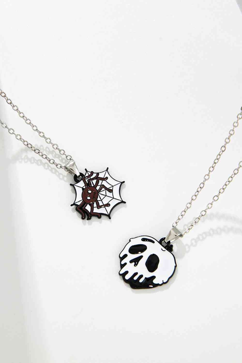 Two-Piece Halloween Theme Necklace Set BLUE ZONE PLANET