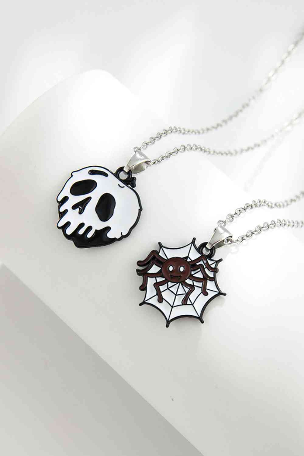 Two-Piece Halloween Theme Necklace Set BLUE ZONE PLANET