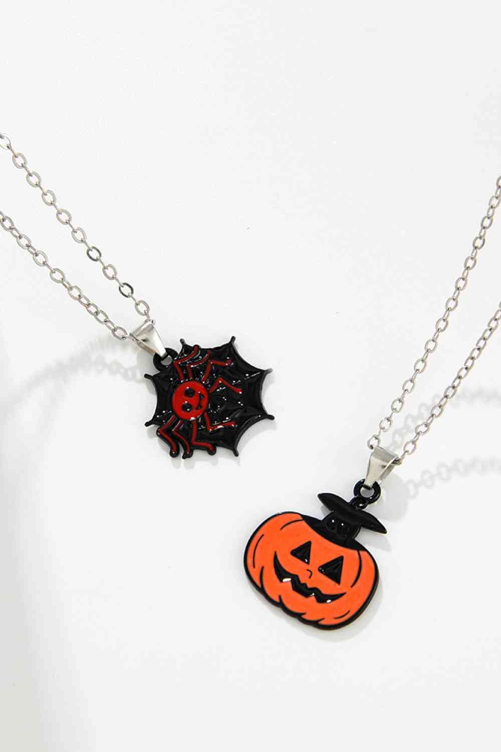 Two-Piece Halloween Theme Necklace Set BLUE ZONE PLANET