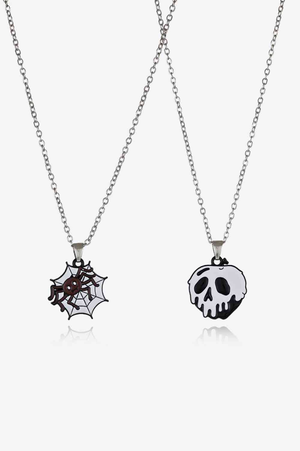 Two-Piece Halloween Theme Necklace Set BLUE ZONE PLANET