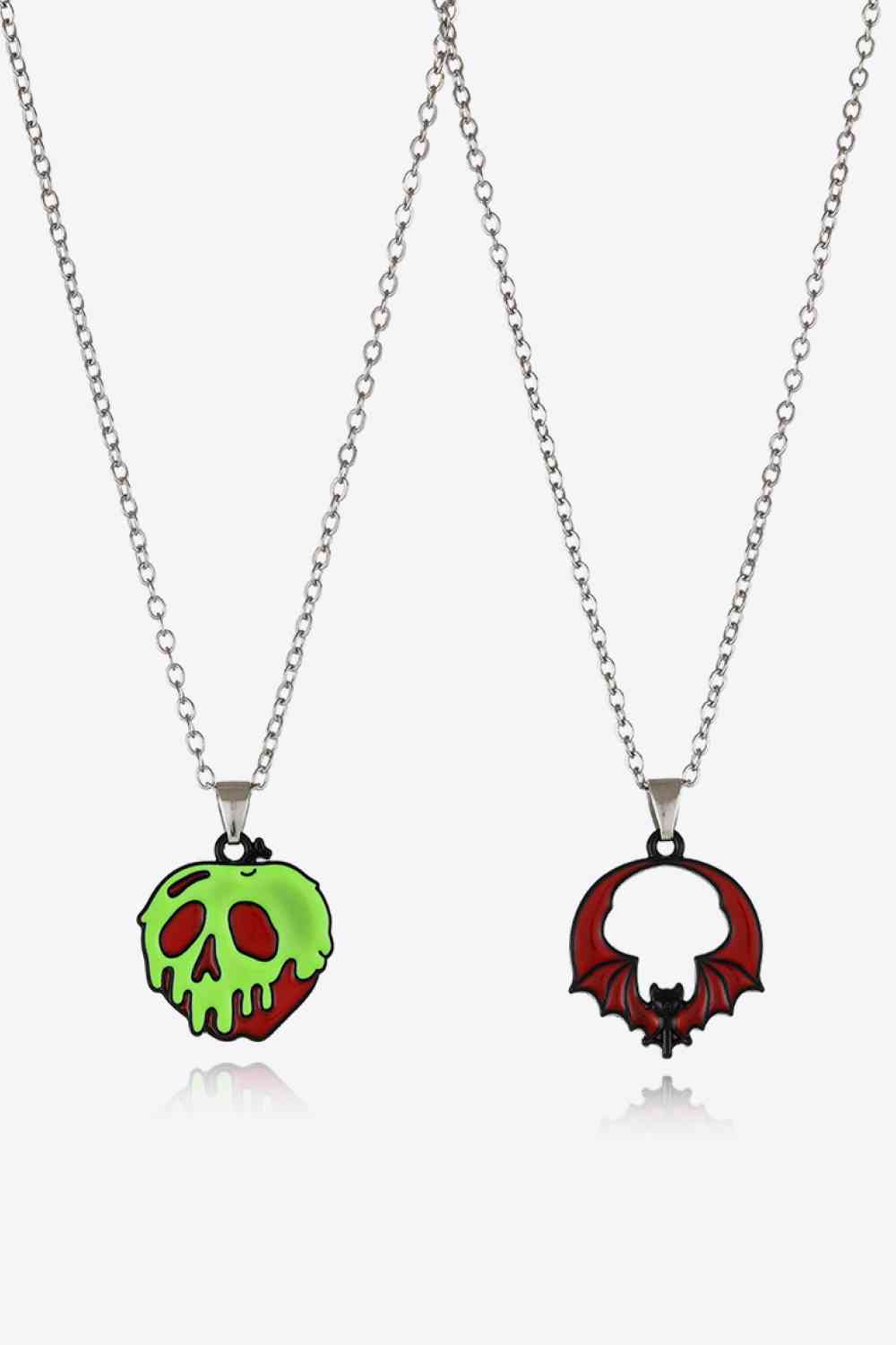 Two-Piece Halloween Theme Necklace Set BLUE ZONE PLANET