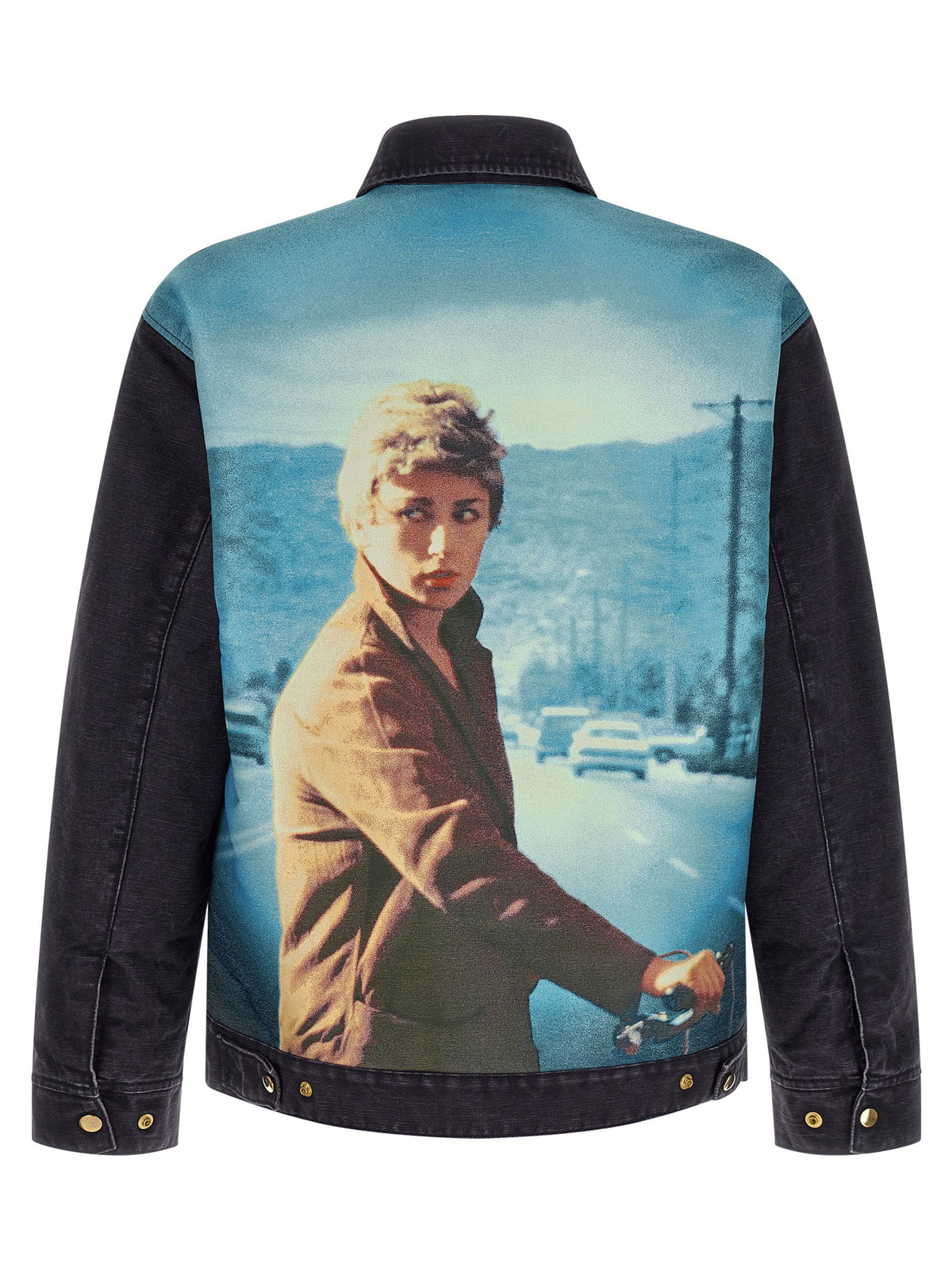Undercover Cotton Jacket With Photo Print-Jackets-[Adult]-[Female]-2022 Online Blue Zone Planet