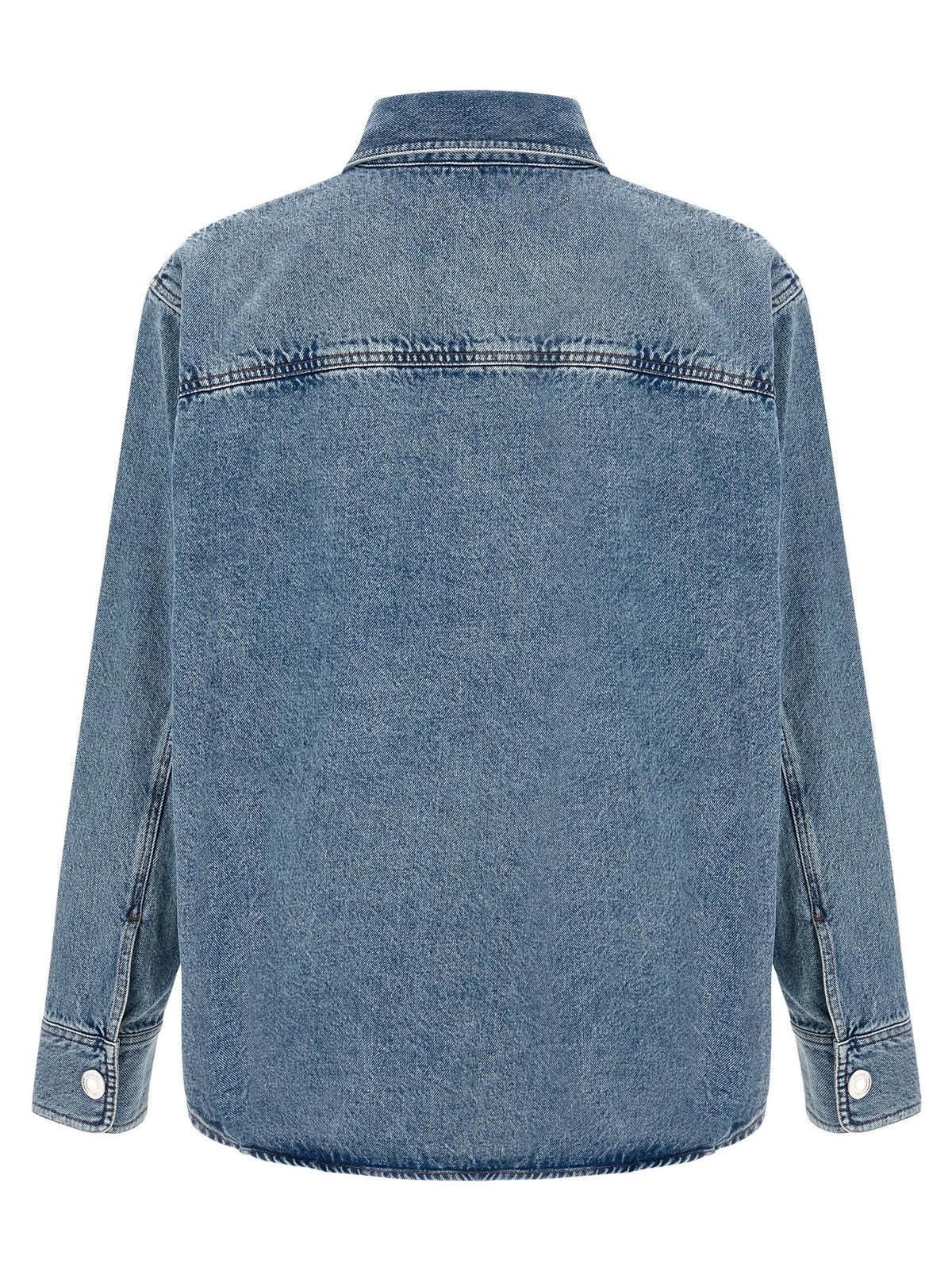 Ami Paris Ami De Coeur Overshirt-Shirts-[Adult]-[Female]-2022 Online Blue Zone Planet
