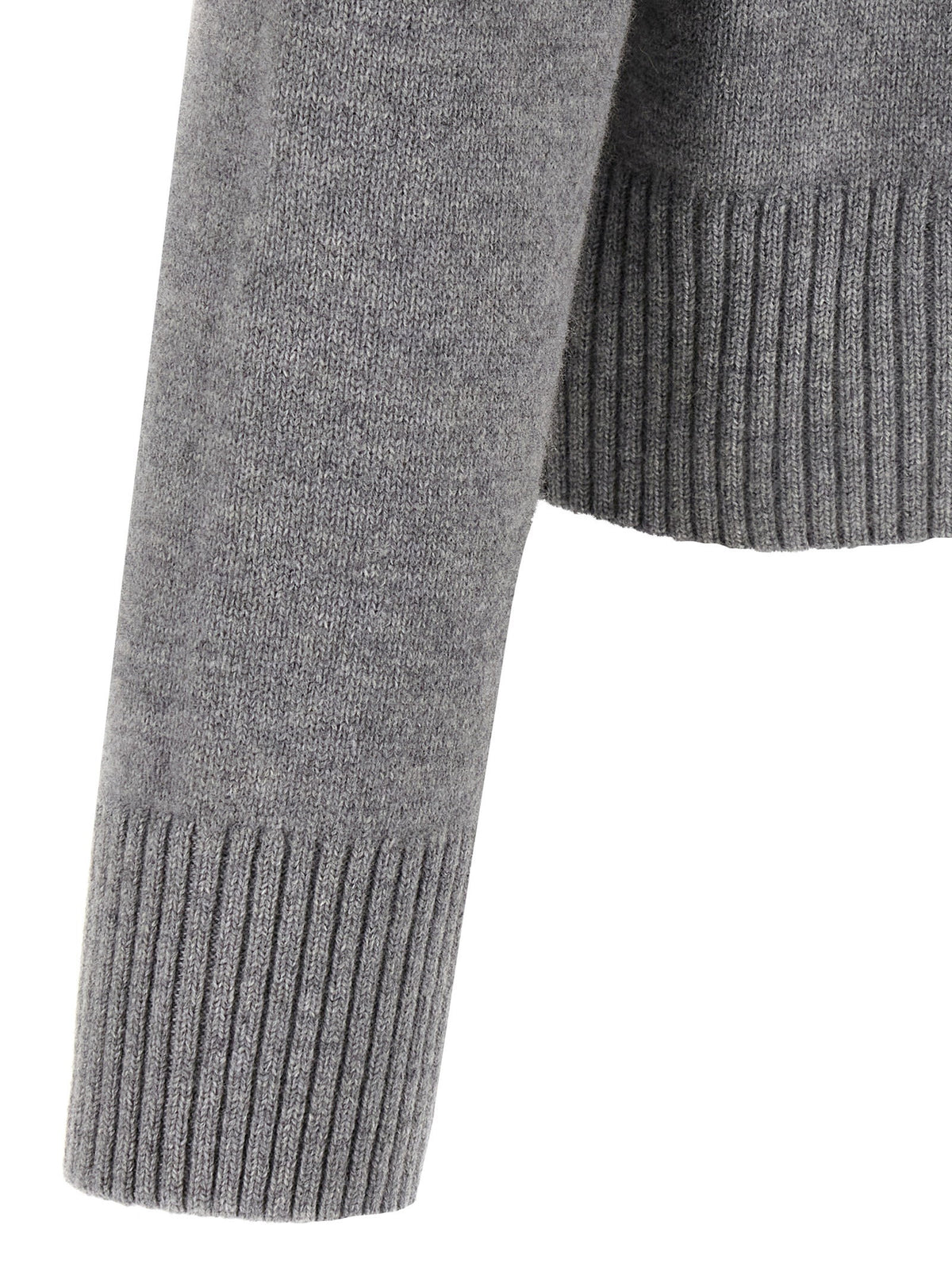Ami Paris Puff Logo Patch Sweater-TOPS / DRESSES-[Adult]-[Female]-2022 Online Blue Zone Planet