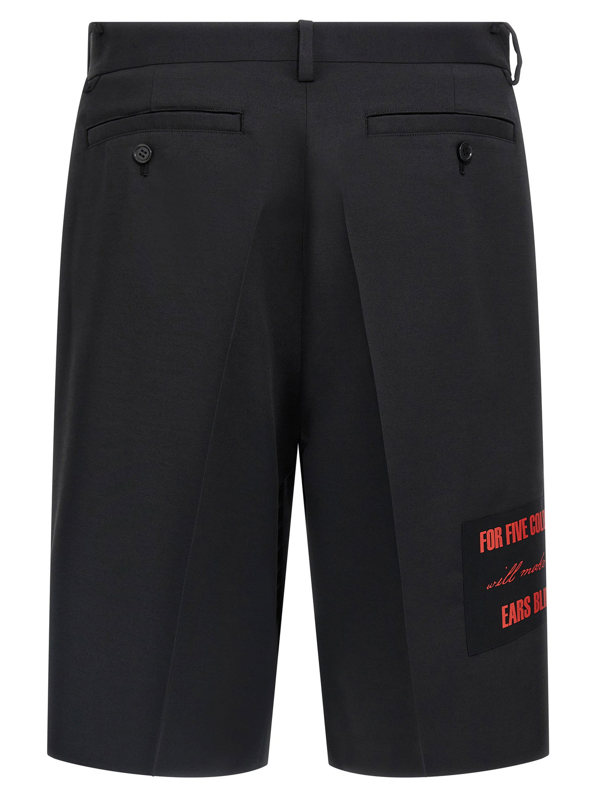 Undercover Patch Bermuda Shorts-Short Trousers-[Adult]-[Female]-2022 Online Blue Zone Planet
