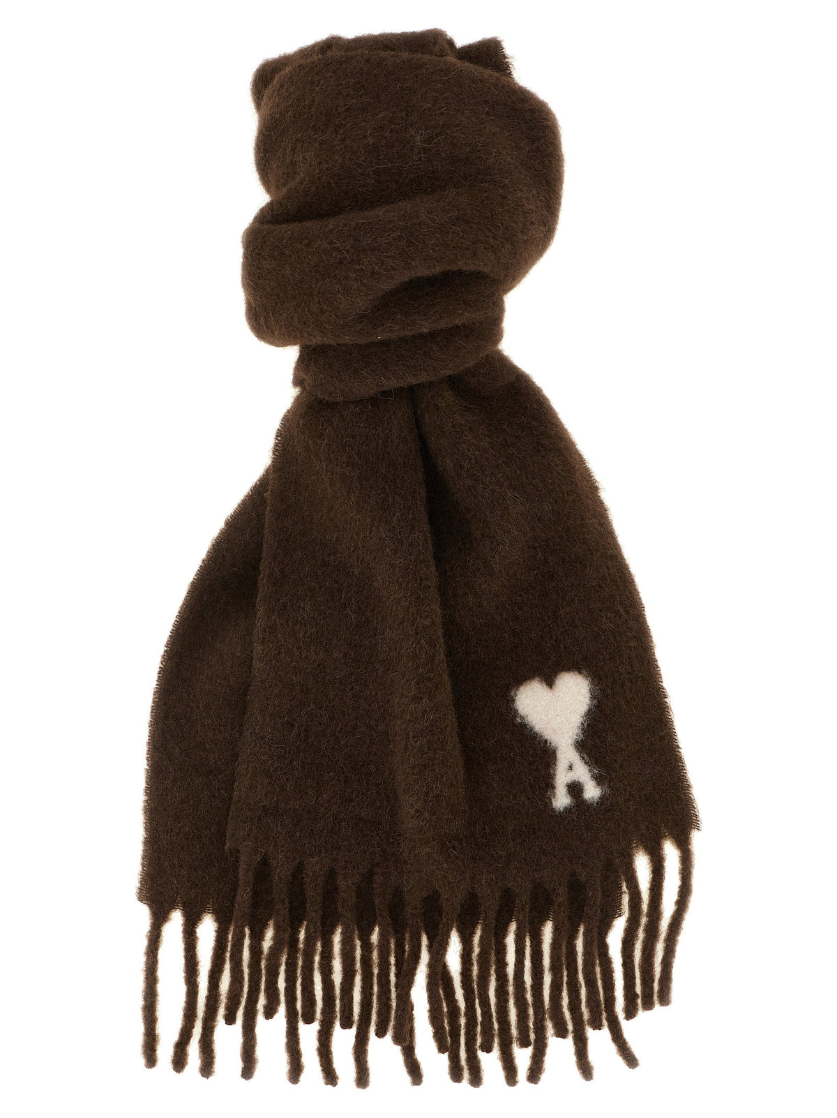 Ami Paris Ami De Coeur Scarf-Scarves Hats & Gloves-[Adult]-[Female]-2022 Online Blue Zone Planet