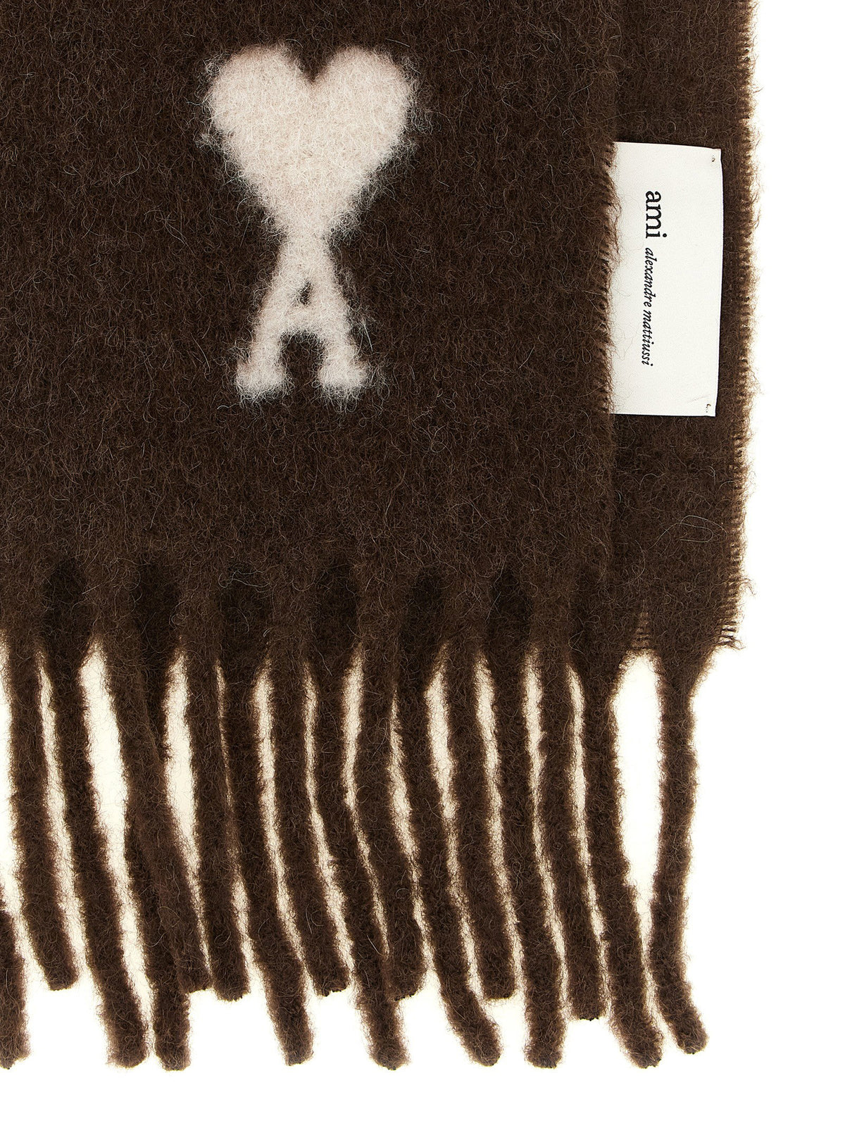 Ami Paris Ami De Coeur Scarf-Scarves Hats & Gloves-[Adult]-[Female]-2022 Online Blue Zone Planet