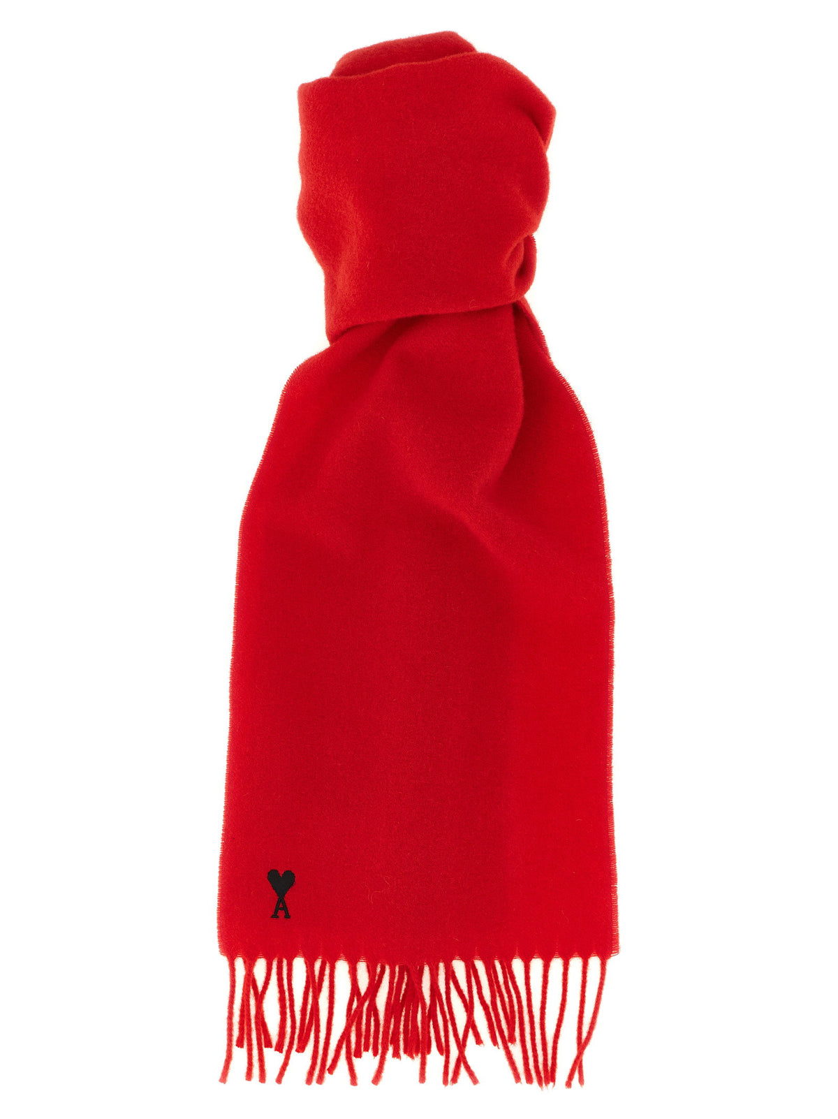 Ami Paris Ami De Coeur Scarf-Scarves Hats & Gloves-[Adult]-[Female]-2022 Online Blue Zone Planet