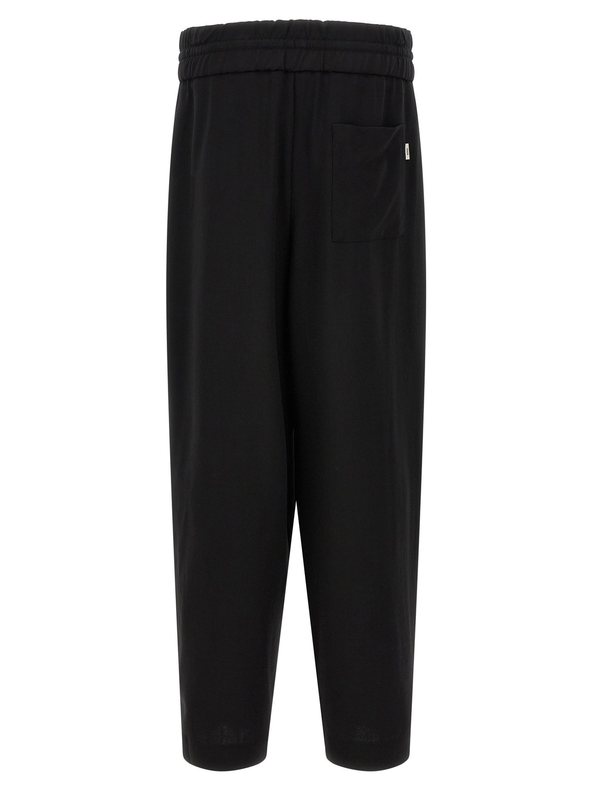 Ami Paris Wool Serge Pants-Trousers-[Adult]-[Female]-2022 Online Blue Zone Planet