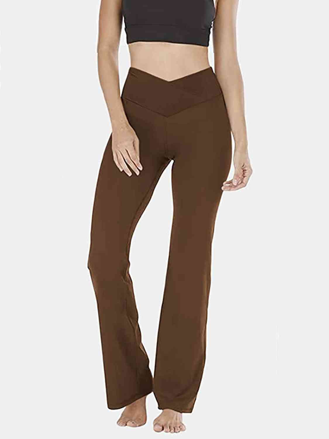 V-Waist Bootcut Long Pants BLUE ZONE PLANET