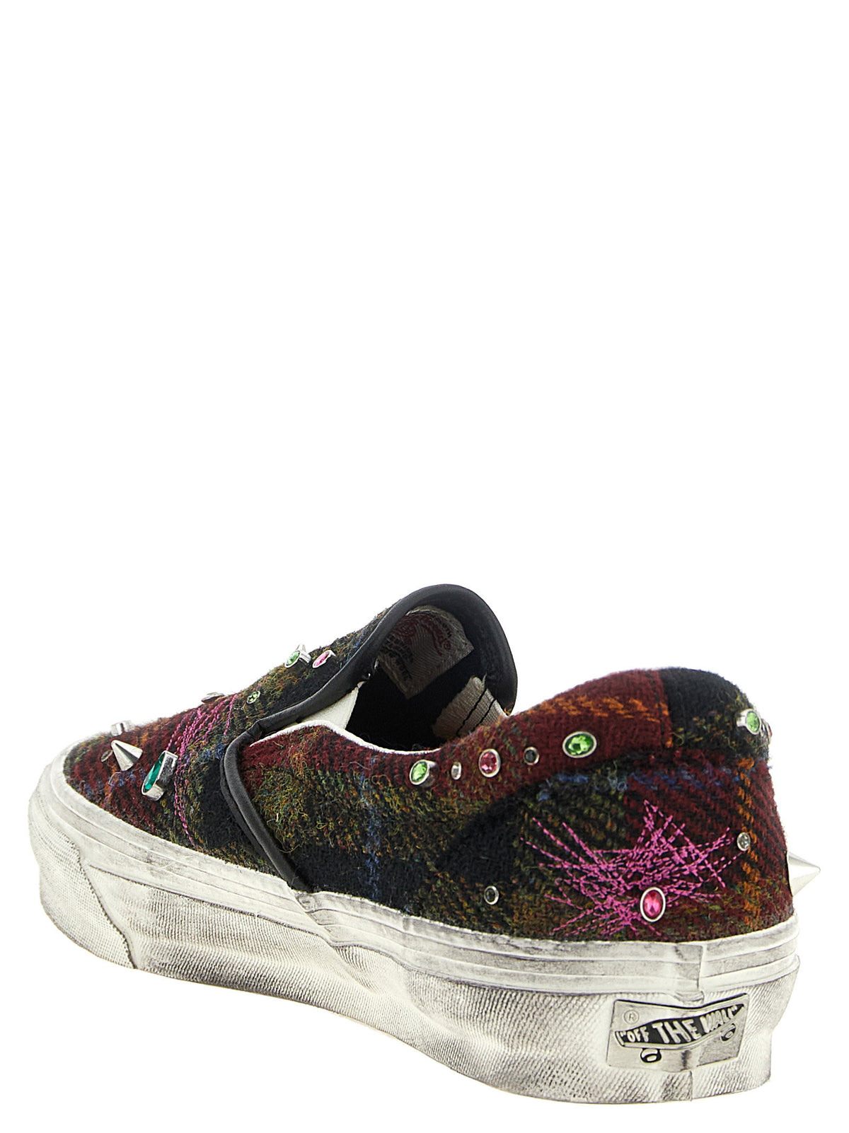 Vans Premium Classic Harris Tweed Slip-on Sneakers-Sneakers-[Adult]-[Female]-2022 Online Blue Zone Planet