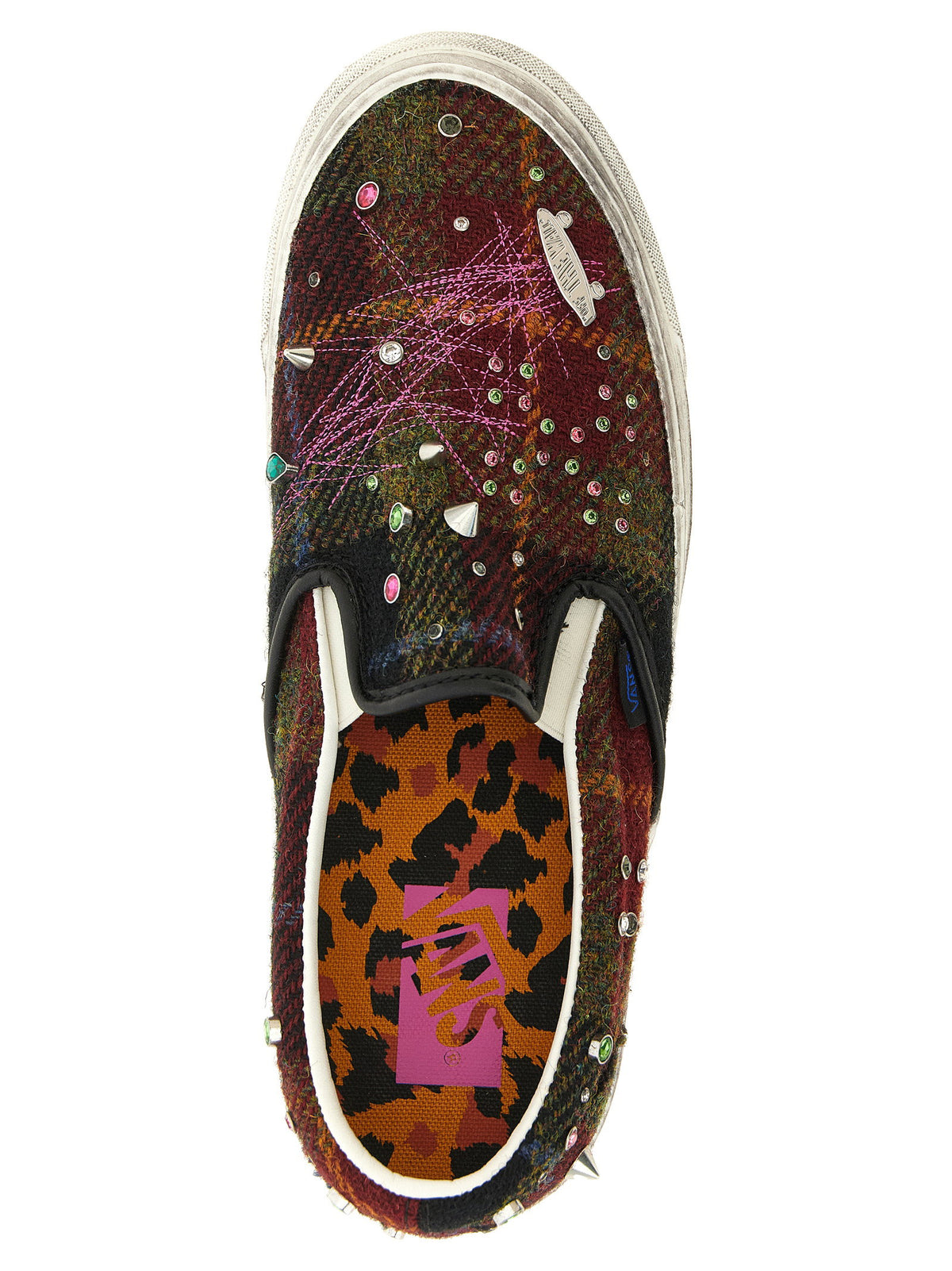 Vans Premium Classic Harris Tweed Slip-on Sneakers-Sneakers-[Adult]-[Female]-2022 Online Blue Zone Planet