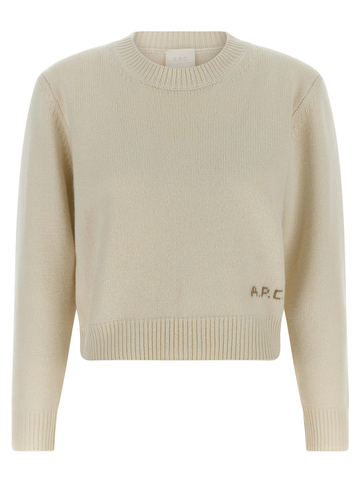 A.p.c. Anna Sweater-Topwear-[Adult]-[Female]-S-White-2022 Online Blue Zone Planet