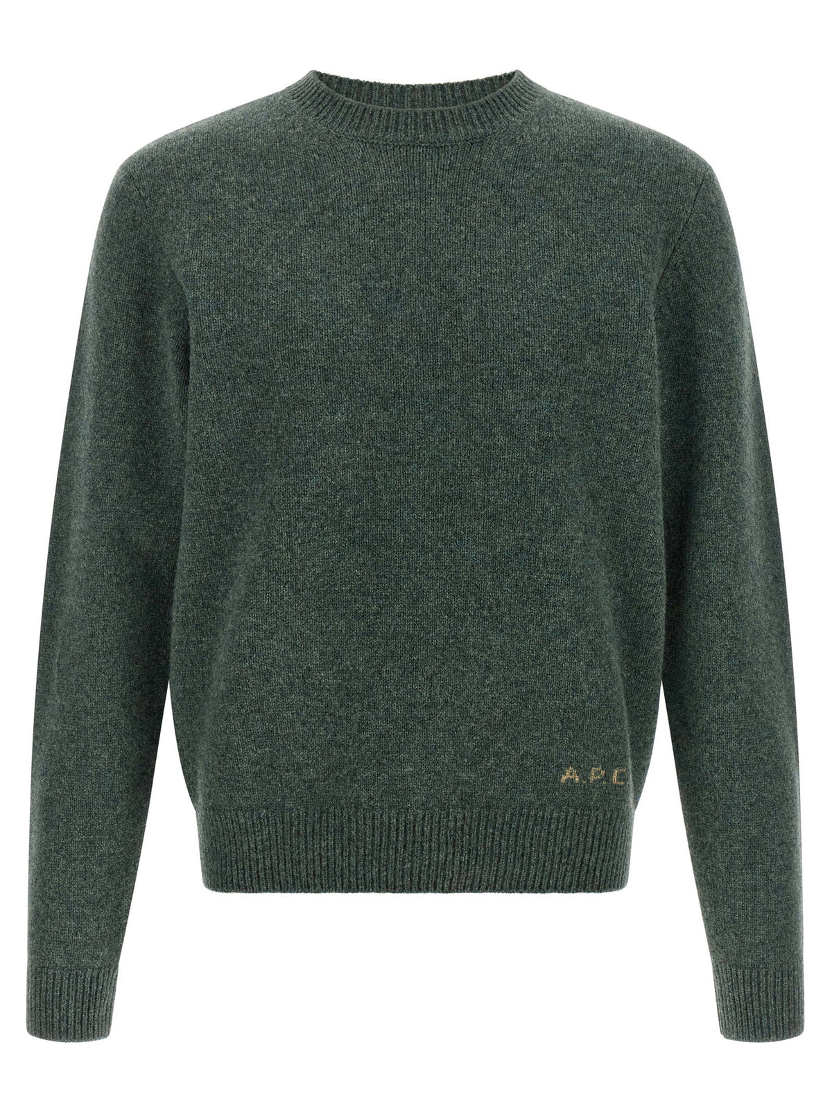 A.p.c. Edmond Sweater-TOPS / DRESSES-[Adult]-[Female]-S-Green-2022 Online Blue Zone Planet
