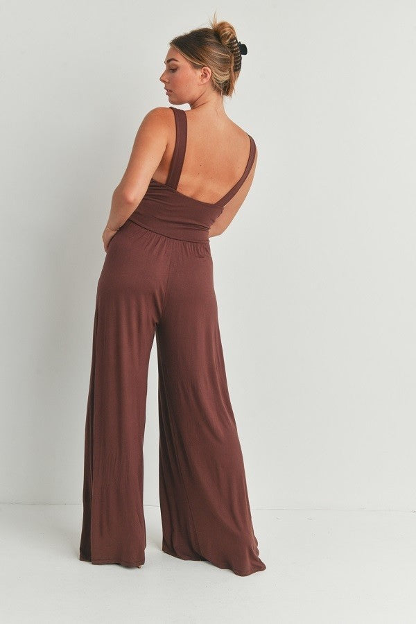 Wide Leg Jumpsuit Blue Zone Planet