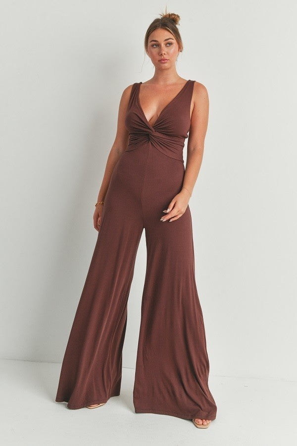 Wide Leg Jumpsuit Blue Zone Planet