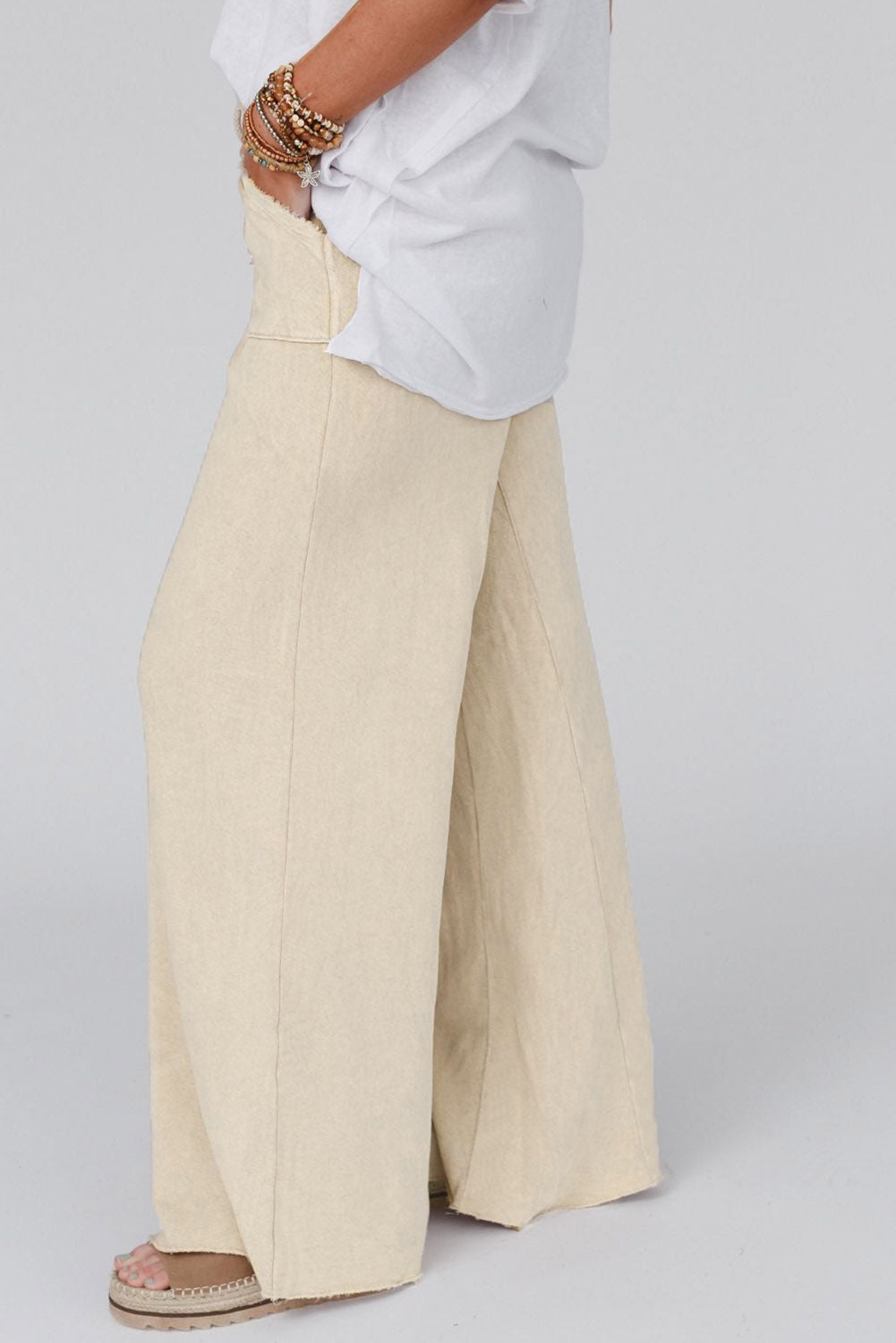 Wide Leg Pocketed Pants BLUE ZONE PLANET