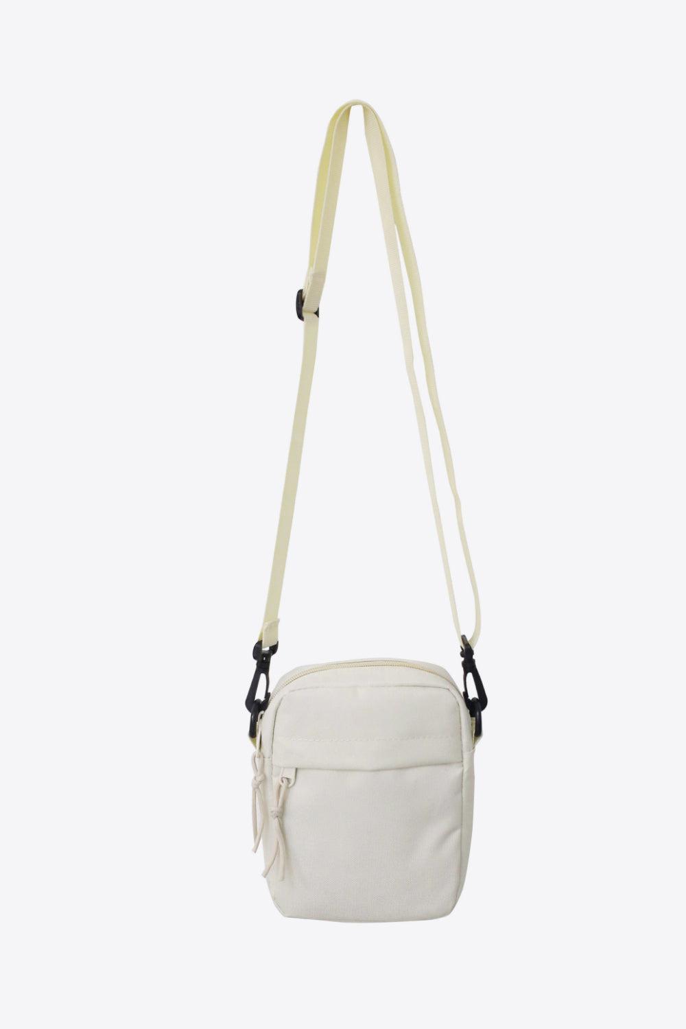 Wide Strap Polyester Crossbody Bag BLUE ZONE PLANET