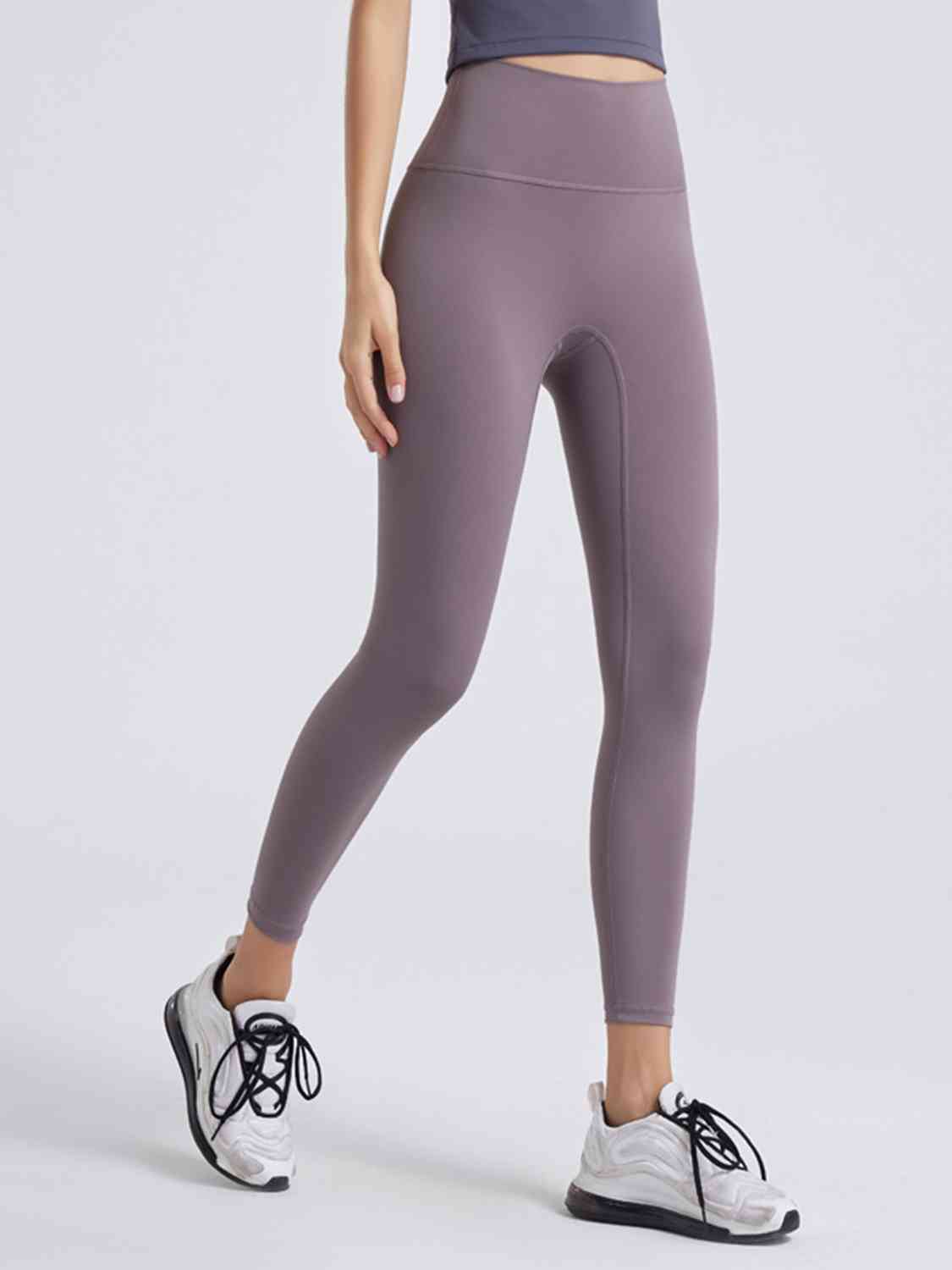 Wide Waistband Sports Leggings BLUE ZONE PLANET