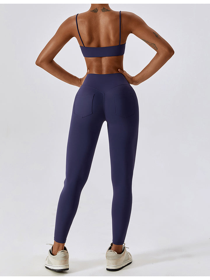 Wide Waistband Sports Pants BLUE ZONE PLANET