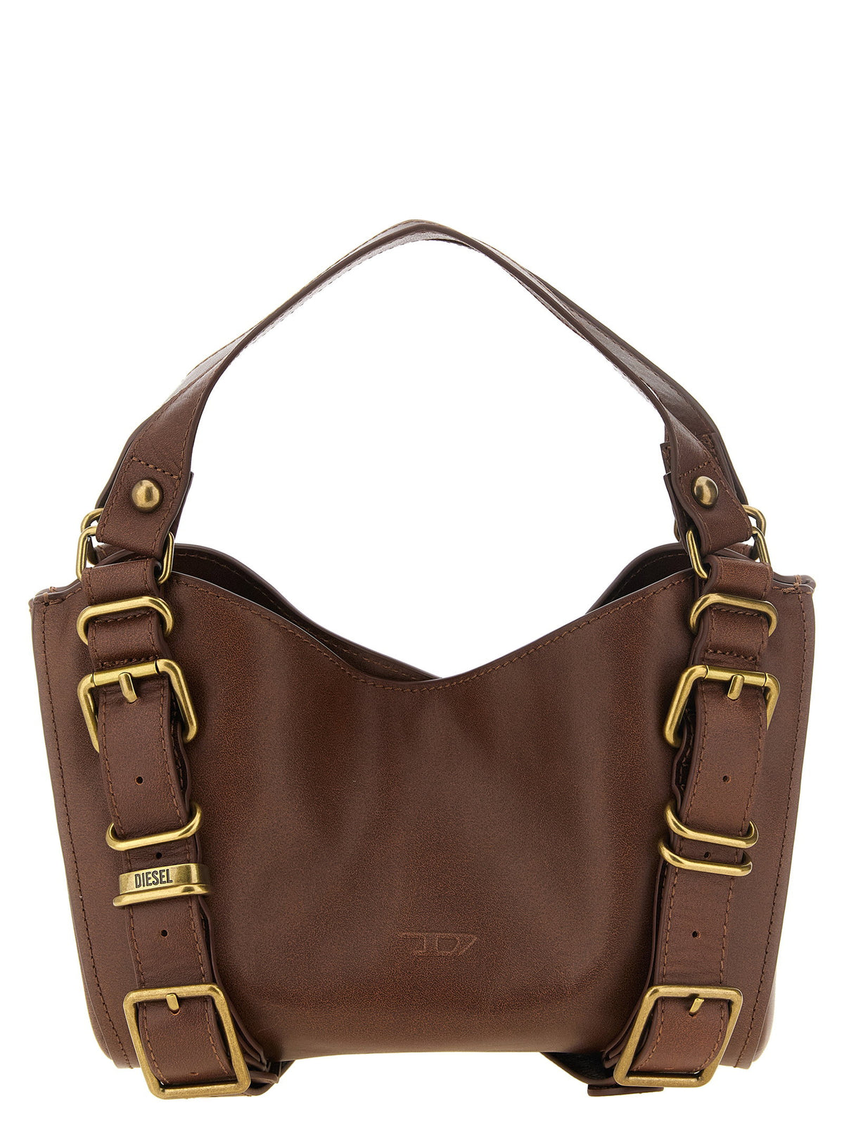 Diesel D-one Small Handbag-Handbag-[Adult]-[Female]-UNI-Brown-2022 Online Blue Zone Planet