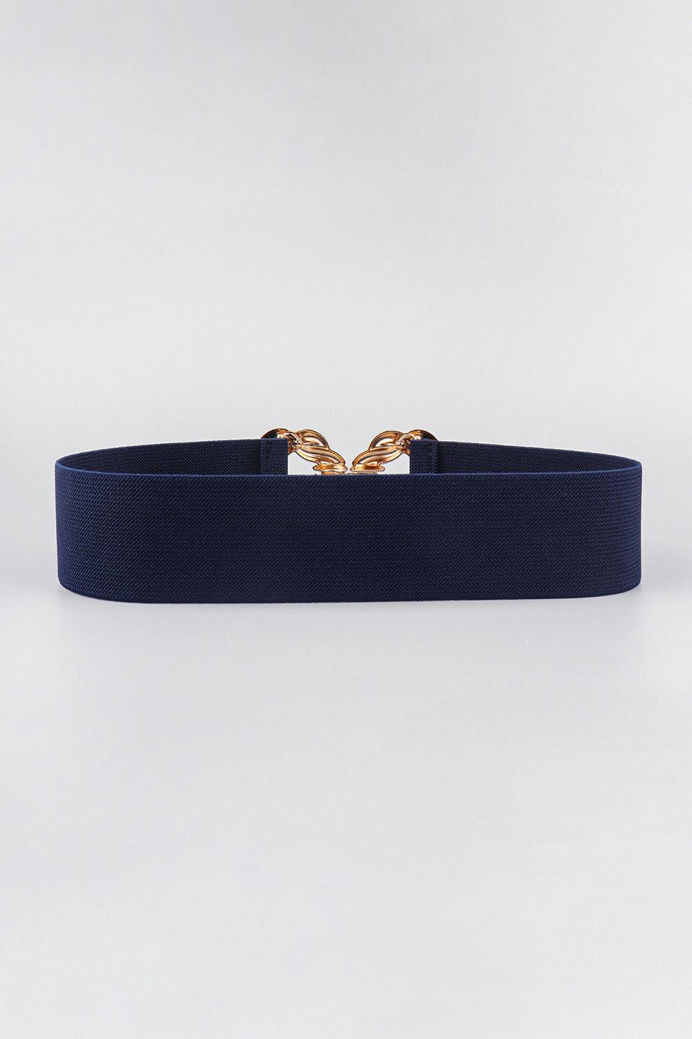 Zinc Alloy Buckle Elastic Belt BLUE ZONE PLANET