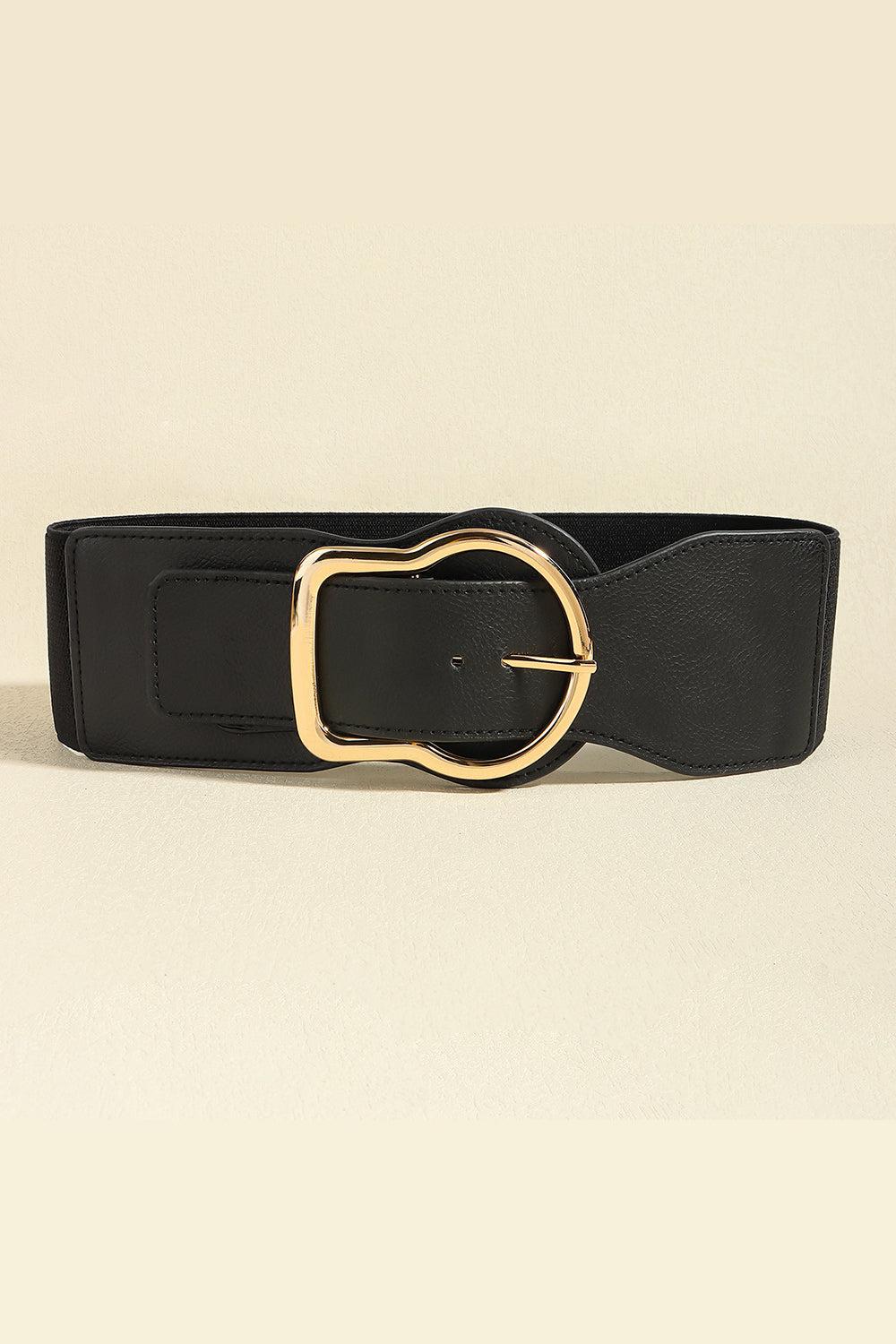 Zinc Alloy PU Leather Belt BLUE ZONE PLANET