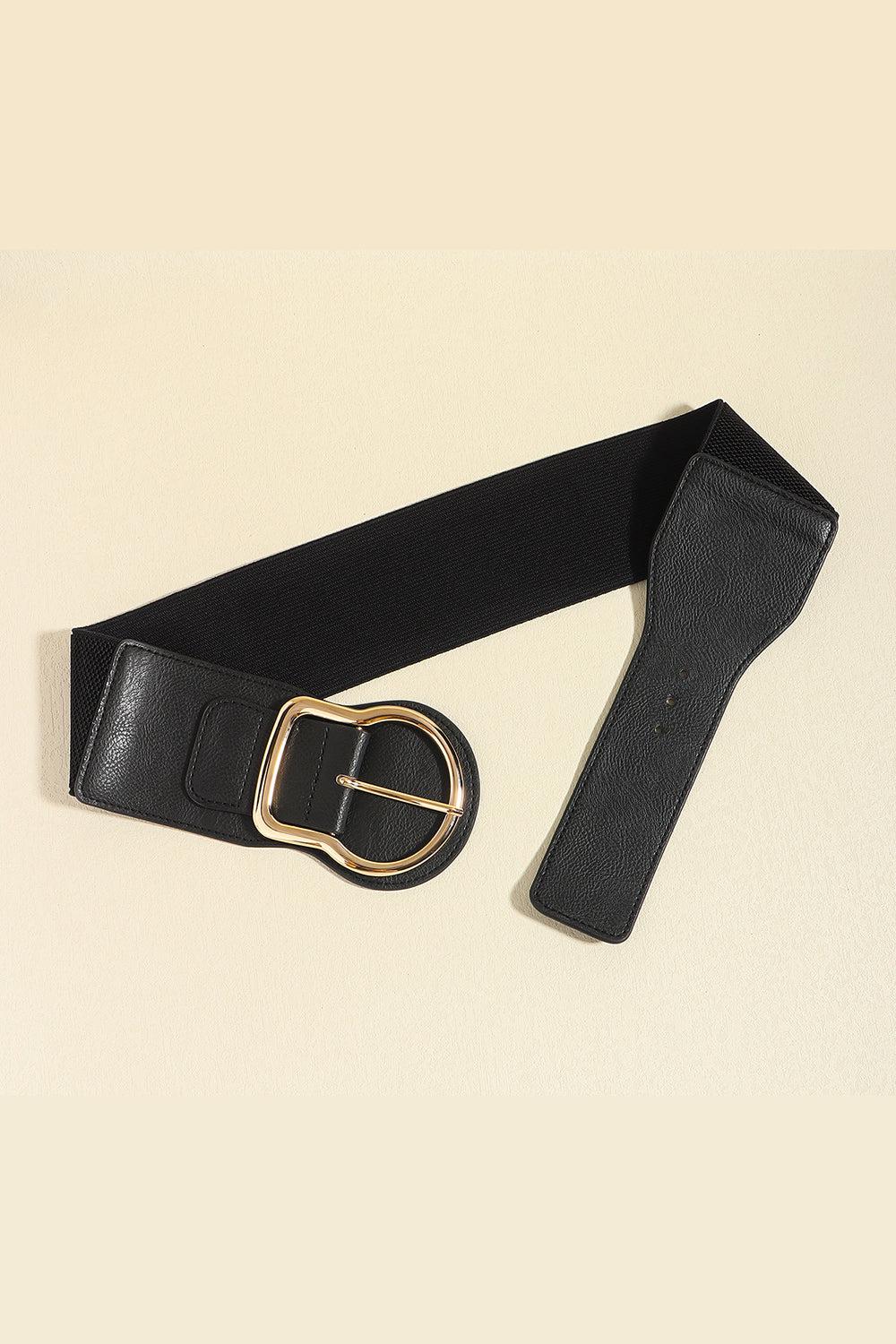 Zinc Alloy PU Leather Belt BLUE ZONE PLANET