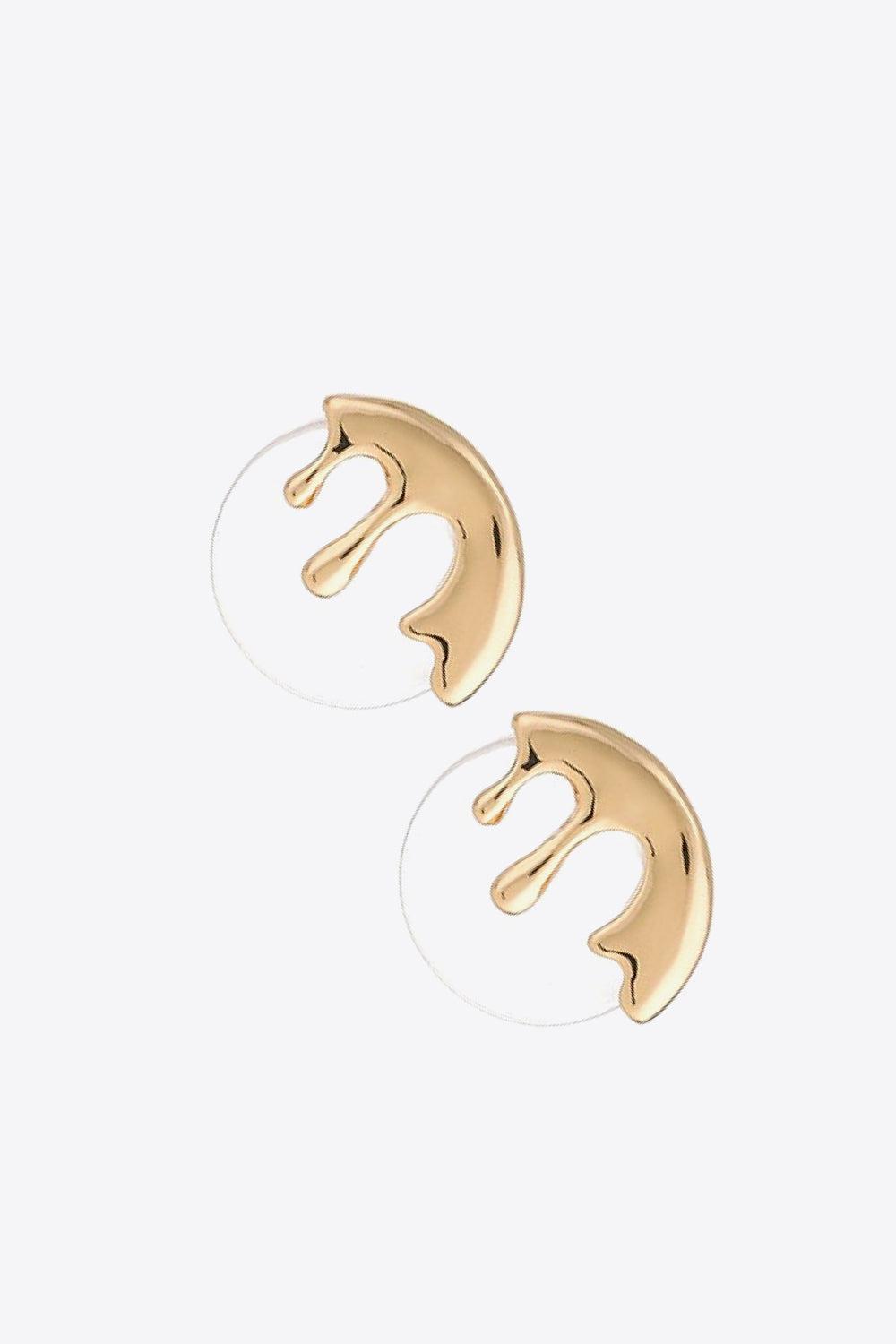 Zinc Alloy and Acetate Stud Earrings BLUE ZONE PLANET