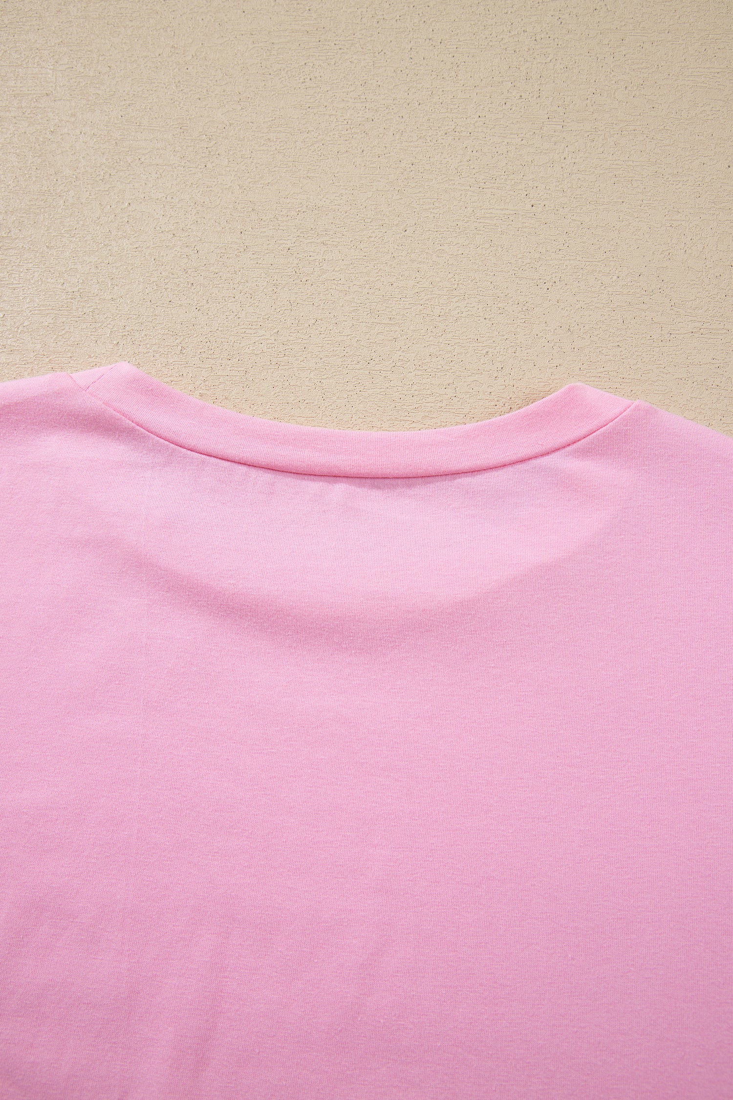 Pink Long Sleeve Sequin Round Neck Pullover Top-Tops/Long Sleeve Tops-[Adult]-[Female]-2022 Online Blue Zone Planet