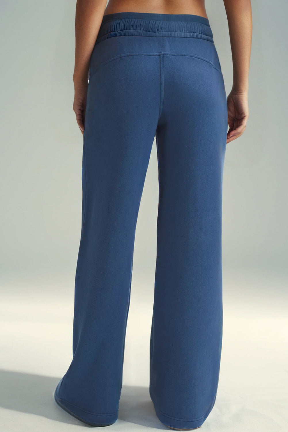 Drawstring Wide Leg Active Pants-BOTTOMS SIZES SMALL MEDIUM LARGE-[Adult]-[Female]-2022 Online Blue Zone Planet