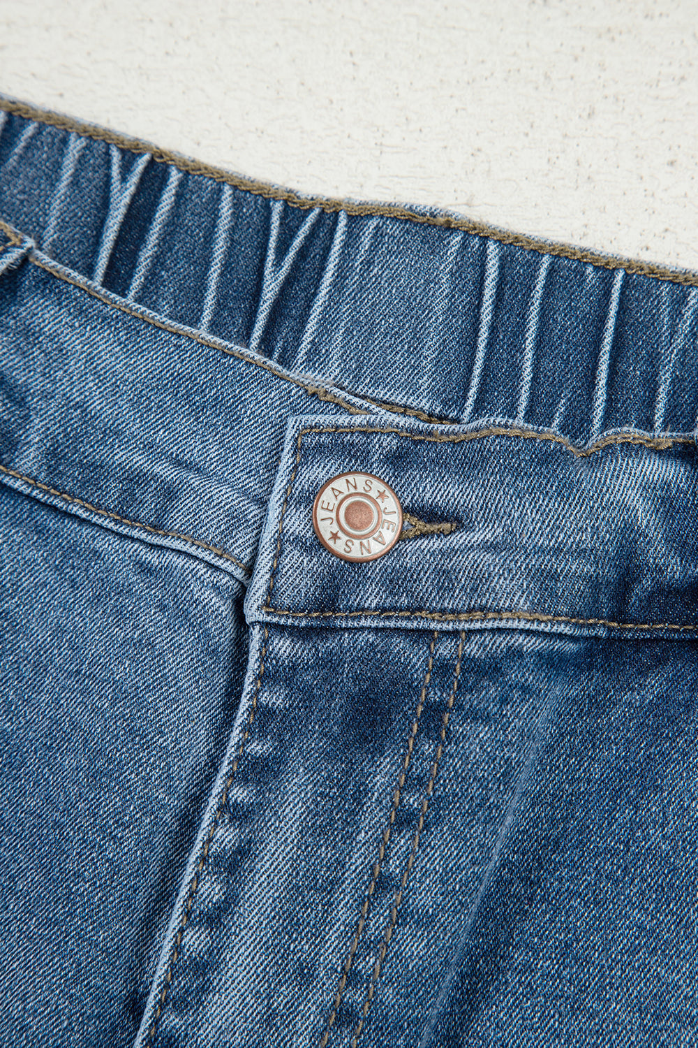 Stone Blue Star Patchwork Cropped Wide Leg High Waist Jeans-Bottoms/Jeans-[Adult]-[Female]-2022 Online Blue Zone Planet