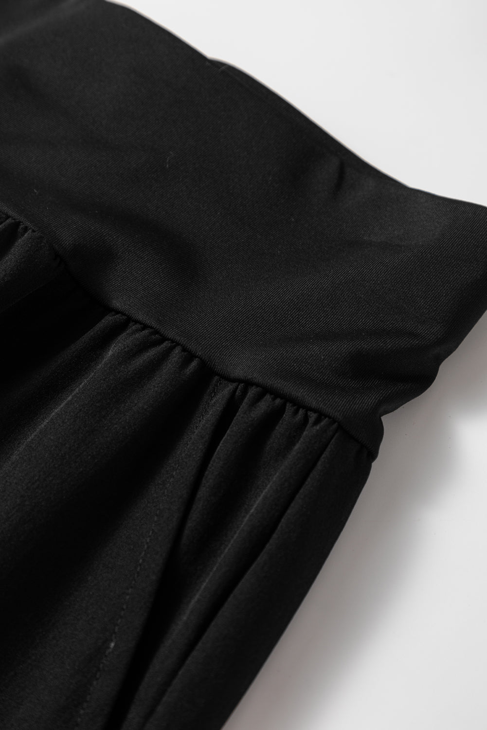 Black Elastic High Waist Pocketed Cargo Jogger Pants-Bottoms/Pants & Culotte-[Adult]-[Female]-2022 Online Blue Zone Planet