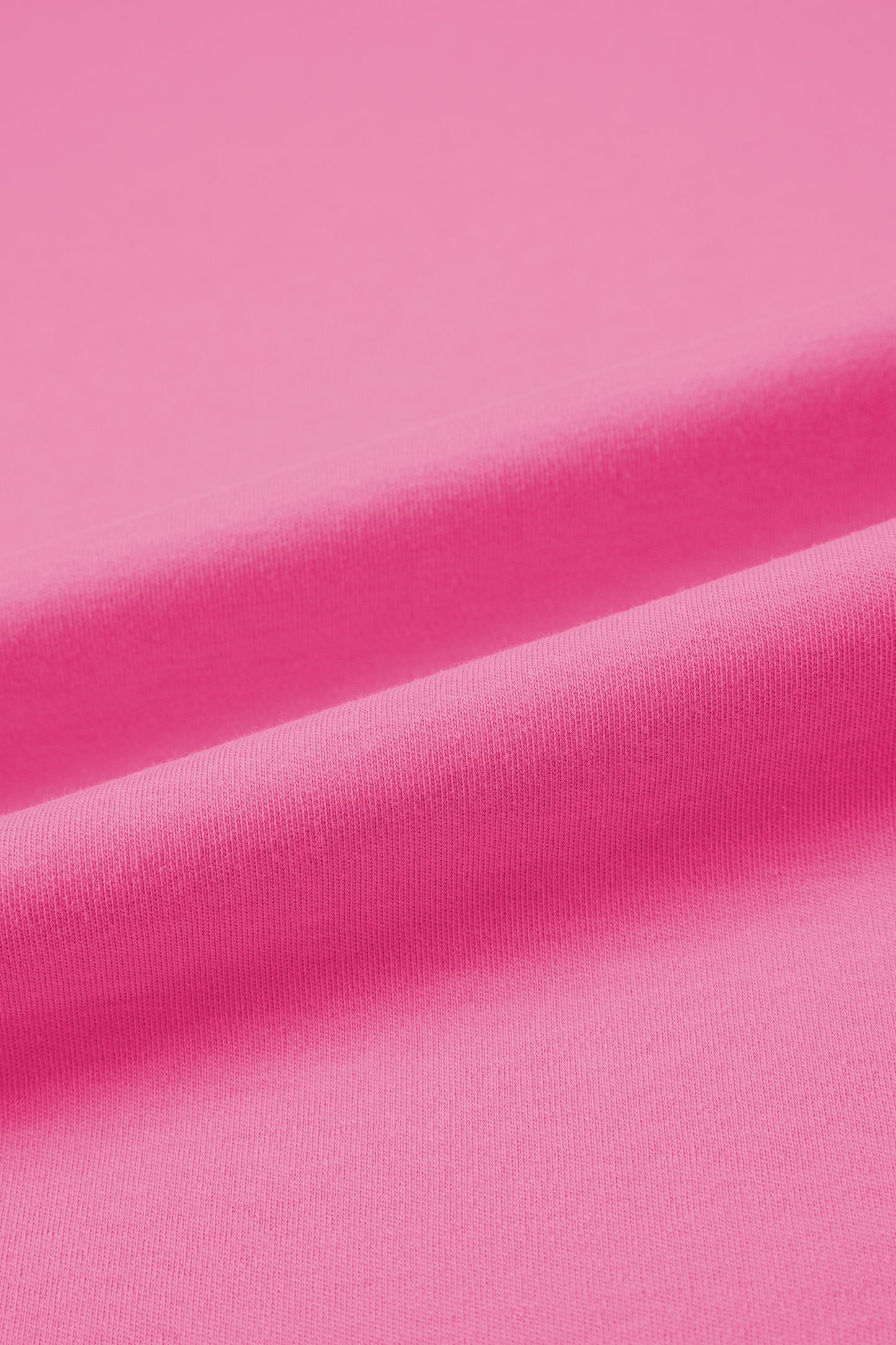 Pink Solid Color High Neck Oversize Tee-Tops/Tops & Tees-[Adult]-[Female]-2022 Online Blue Zone Planet