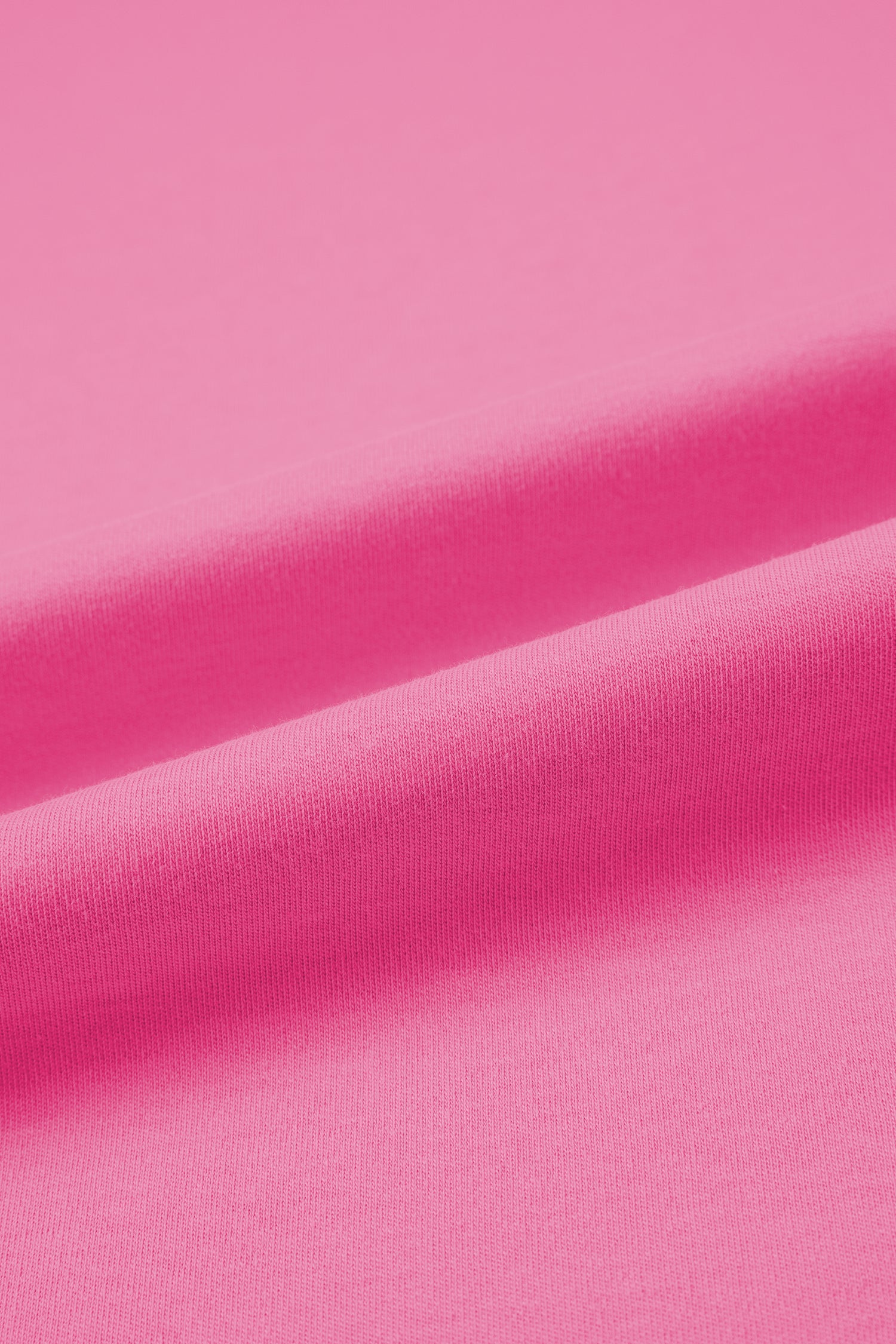 Pink Solid Color High Neck Oversize Tee-Tops/Tops & Tees-[Adult]-[Female]-2022 Online Blue Zone Planet