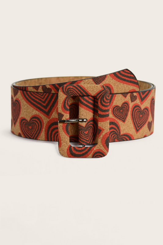 Blue Zone Planet | Thai Curry Vintage Heart Belt-Accessories & Jewelry-[Adult]-[Female]-Thai Curry-ONE SIZE-2022 Online Blue Zone Planet