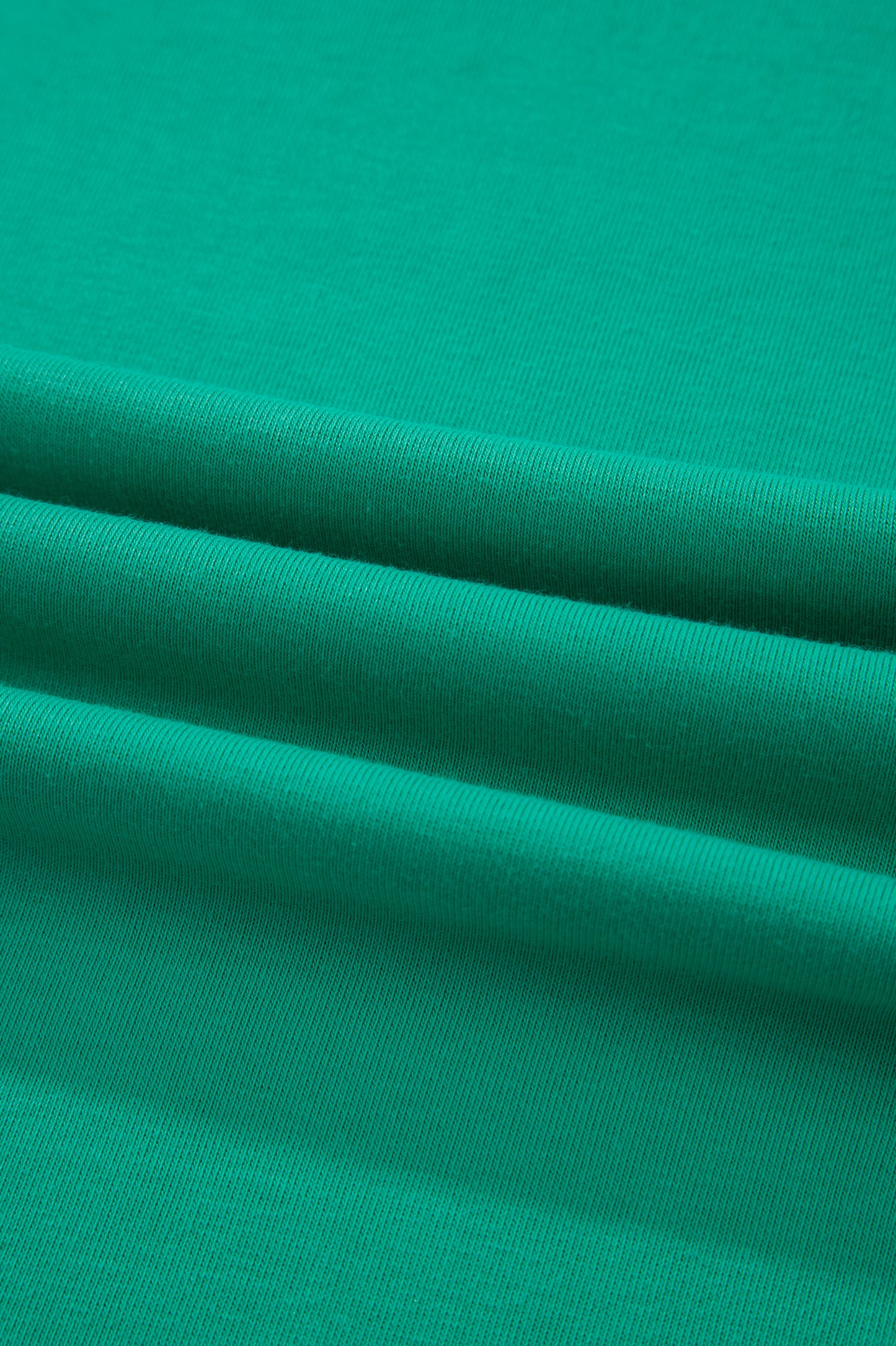 Sea Green Solid Color Snap Button Polo Collar Short Sleeve Scallop Hem Mini Dress-TOPS / DRESSES-[Adult]-[Female]-2022 Online Blue Zone Planet