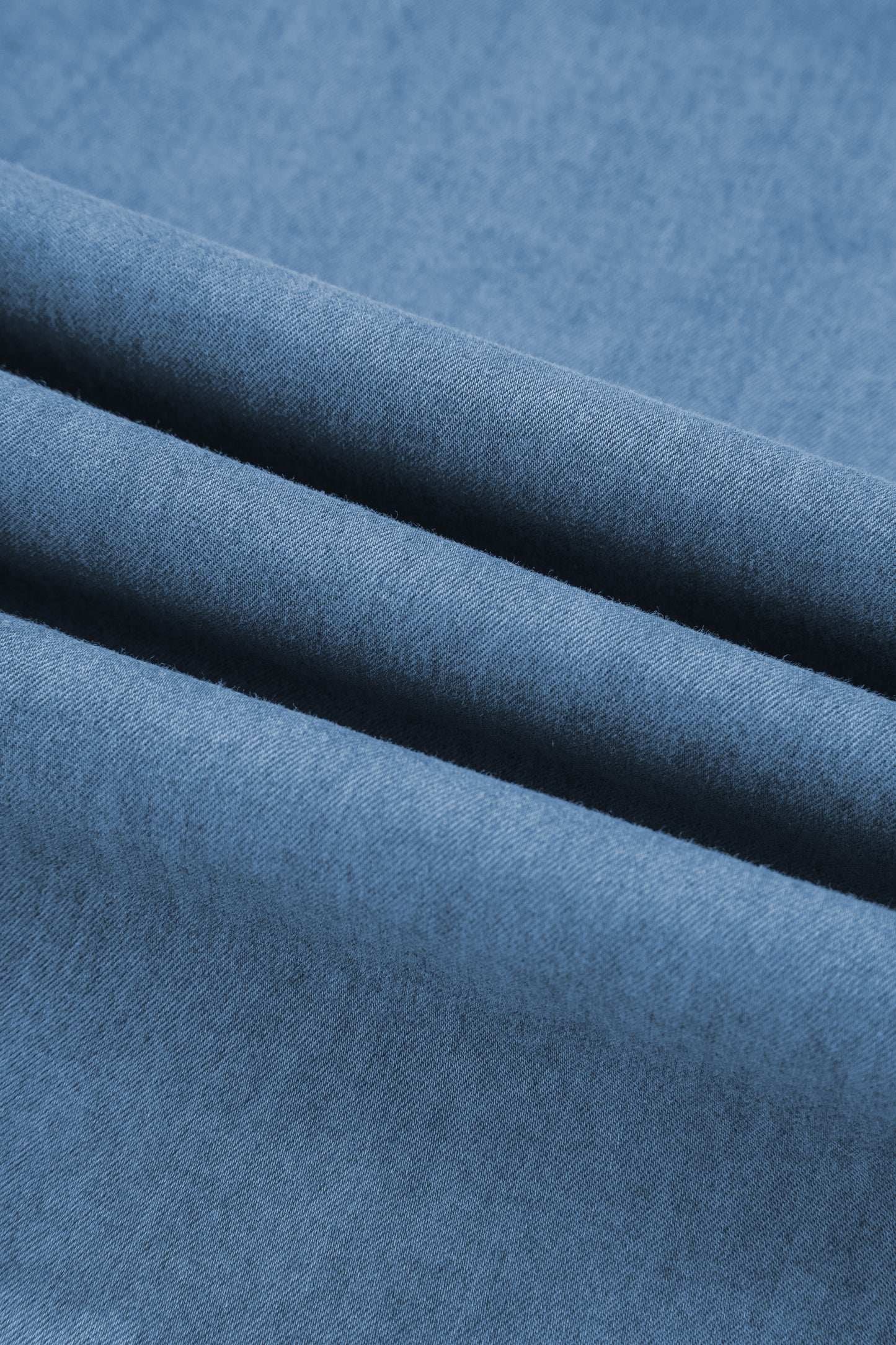 Myosotis Buttoned Down Slim Denim Shirt-Tops/Blouses & Shirts-[Adult]-[Female]-2022 Online Blue Zone Planet