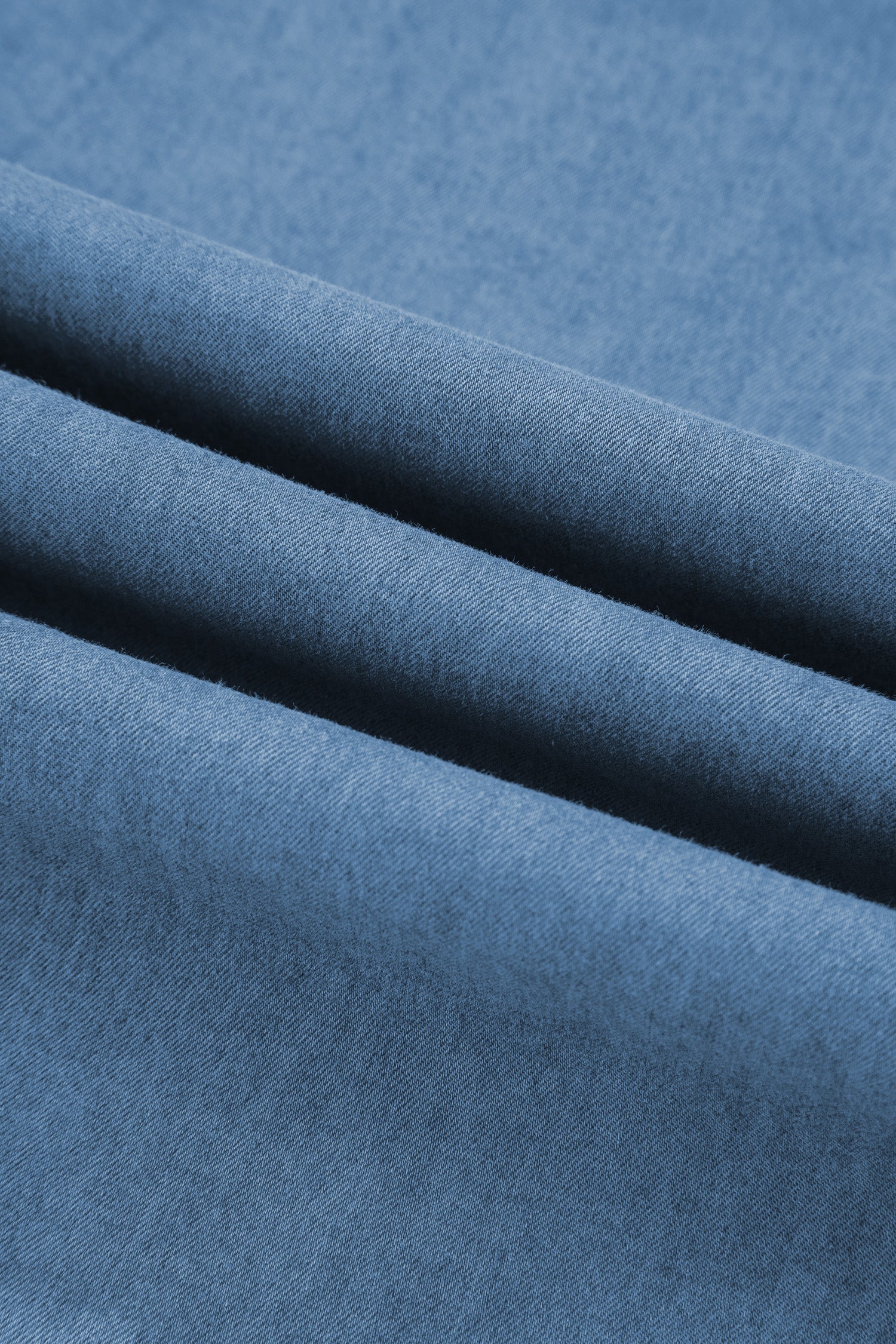 Myosotis Buttoned Down Slim Denim Shirt-Tops/Blouses & Shirts-[Adult]-[Female]-2022 Online Blue Zone Planet